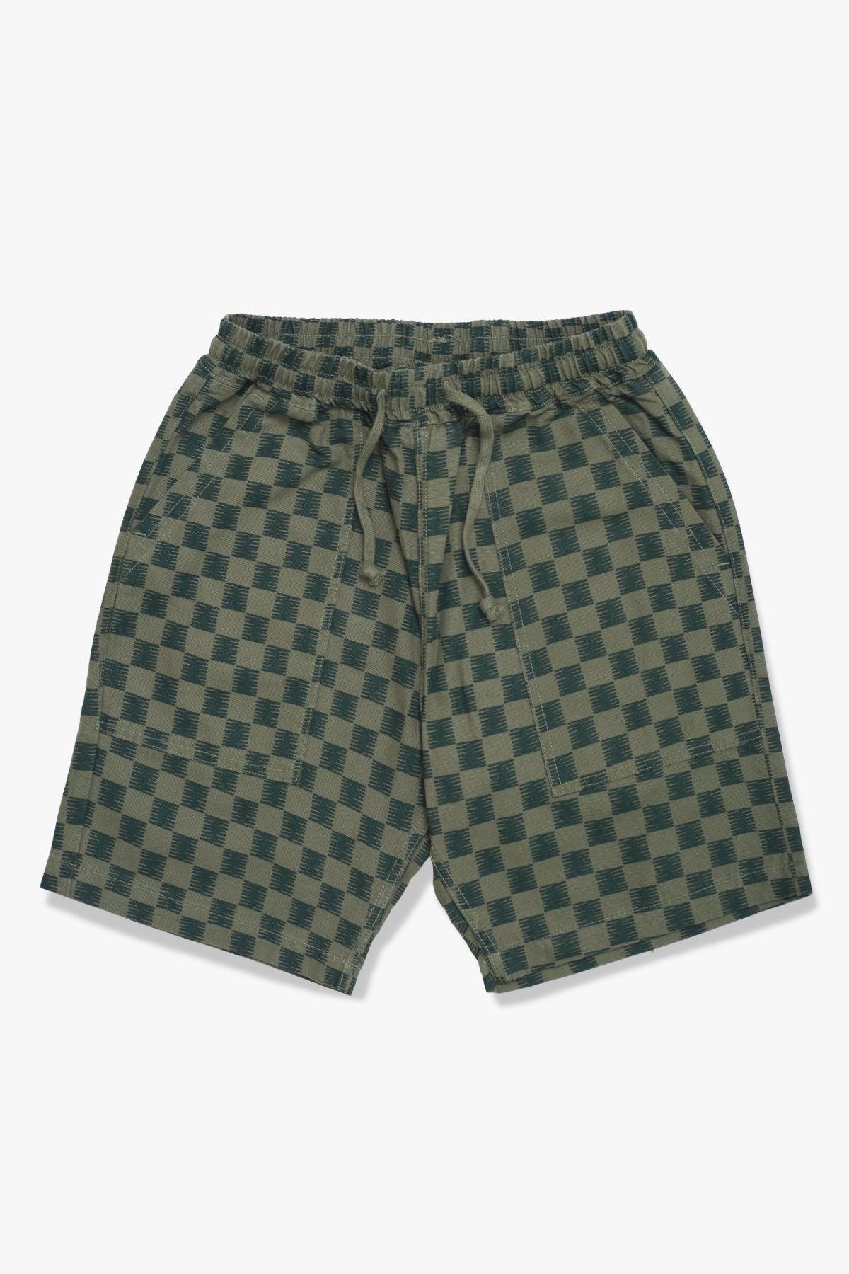 Service Works - Classic Chef Shorts - Green Checker Product Image