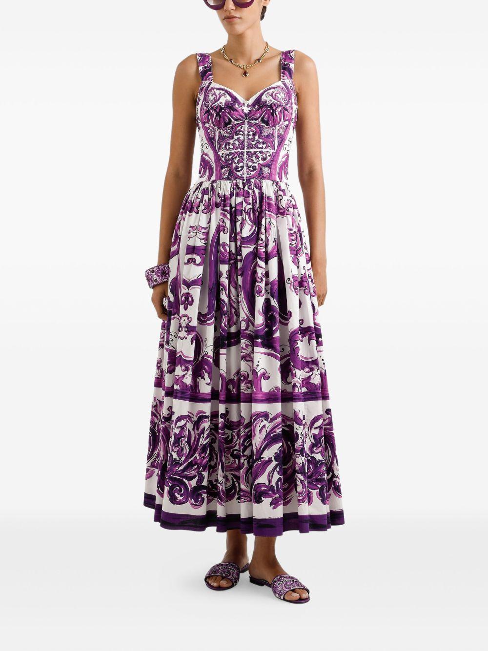 graphic-print midi dress Product Image