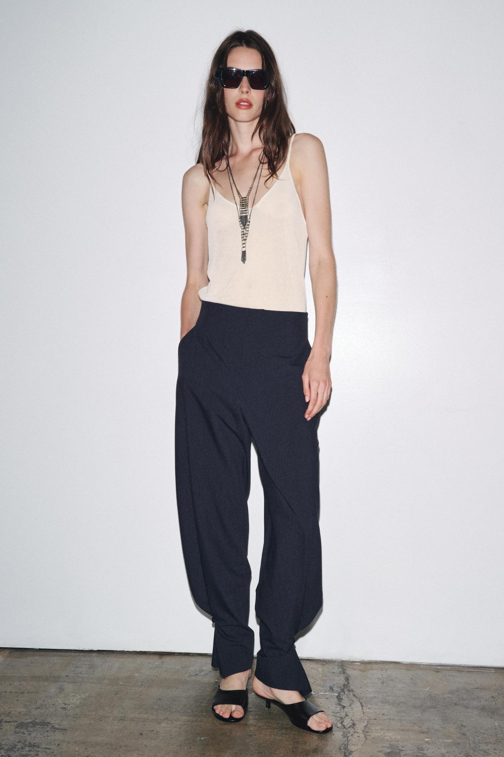 STRAPPY KNIT TOP Product Image