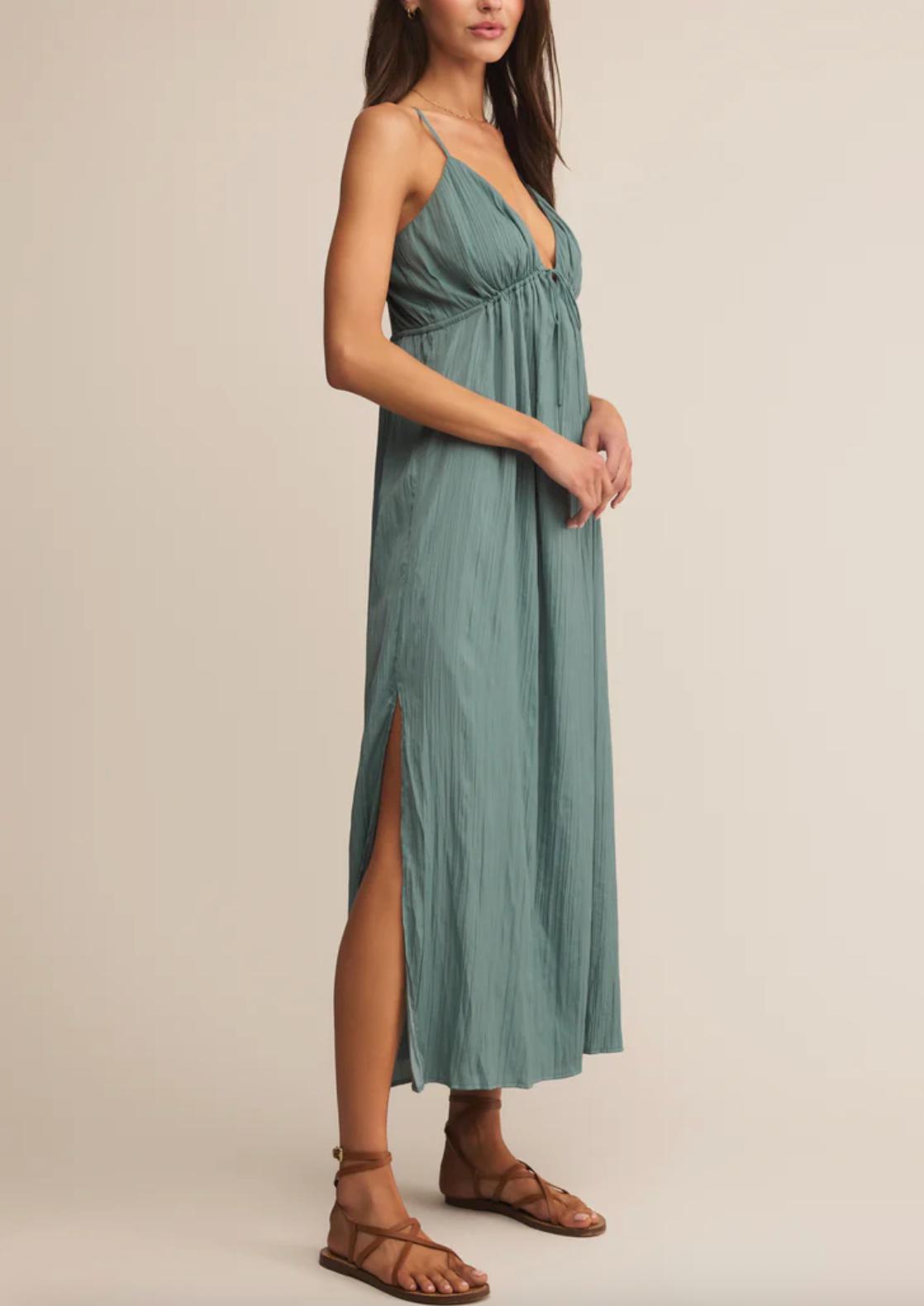 Manon Satin Maxi Dress Product Image