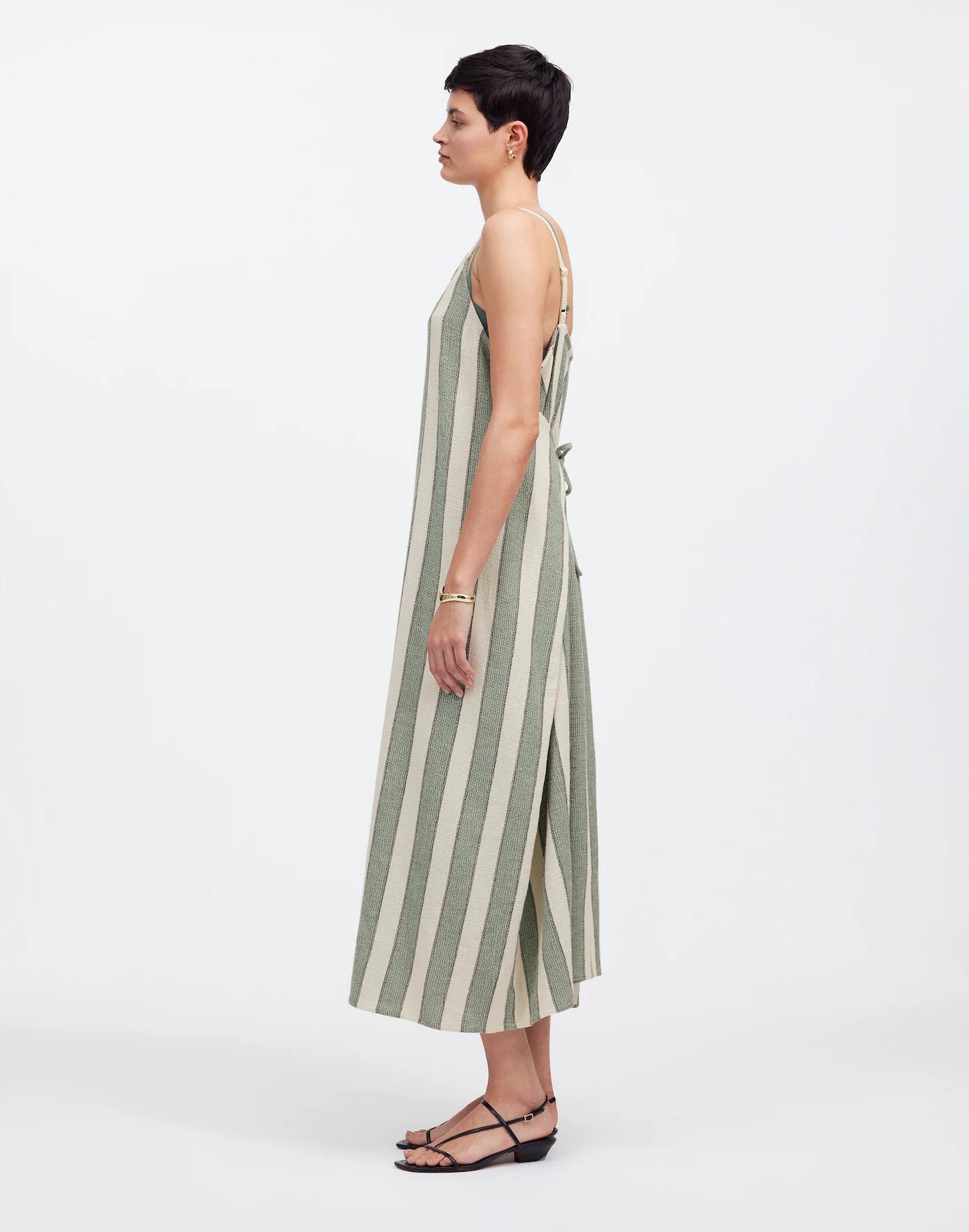 Zulu & Zephyr Eucalyptus Stripe Organic Cotton Dress Product Image