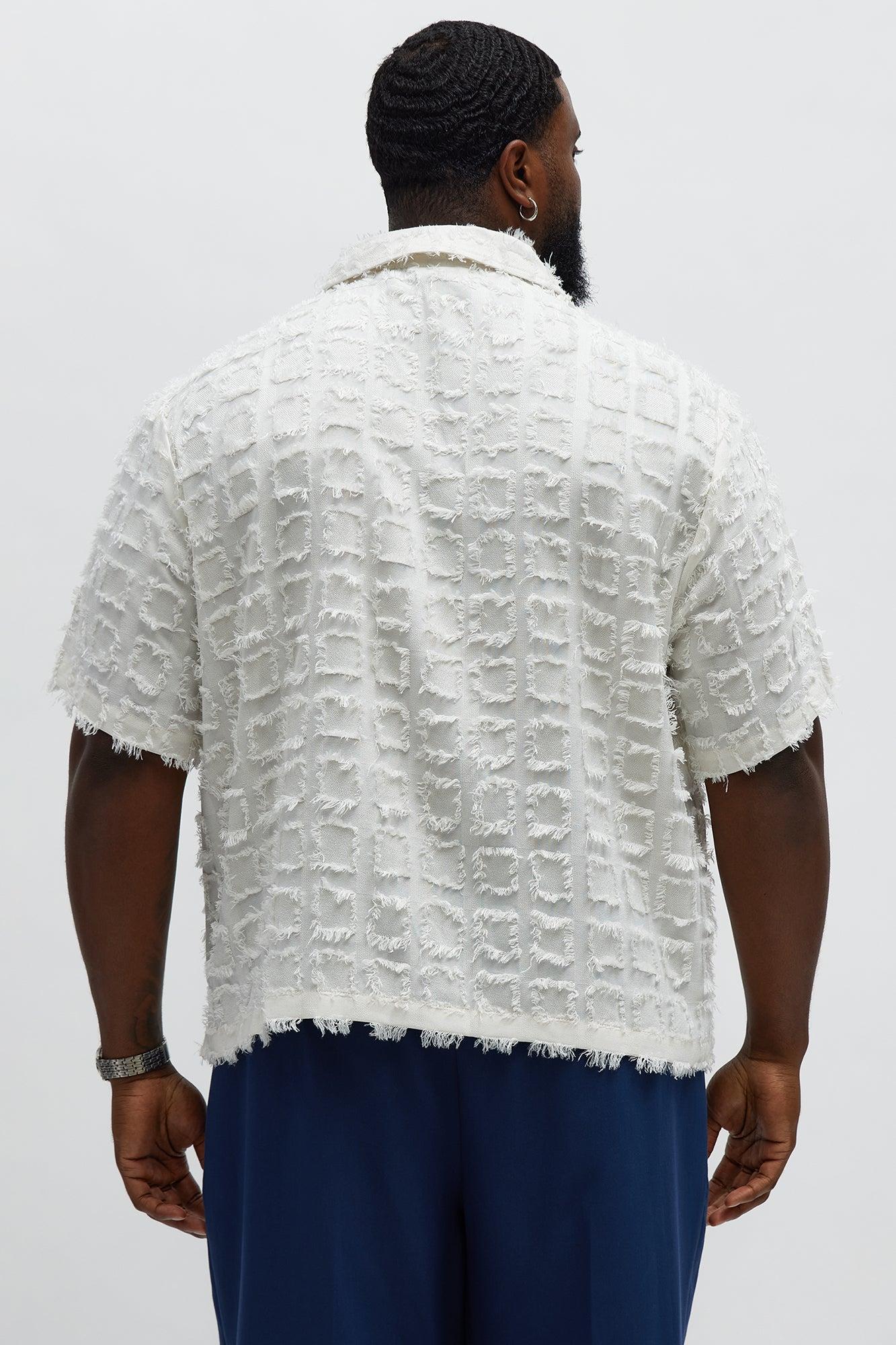 Window Shopping Boxy Shirt - Off White Male Product Image