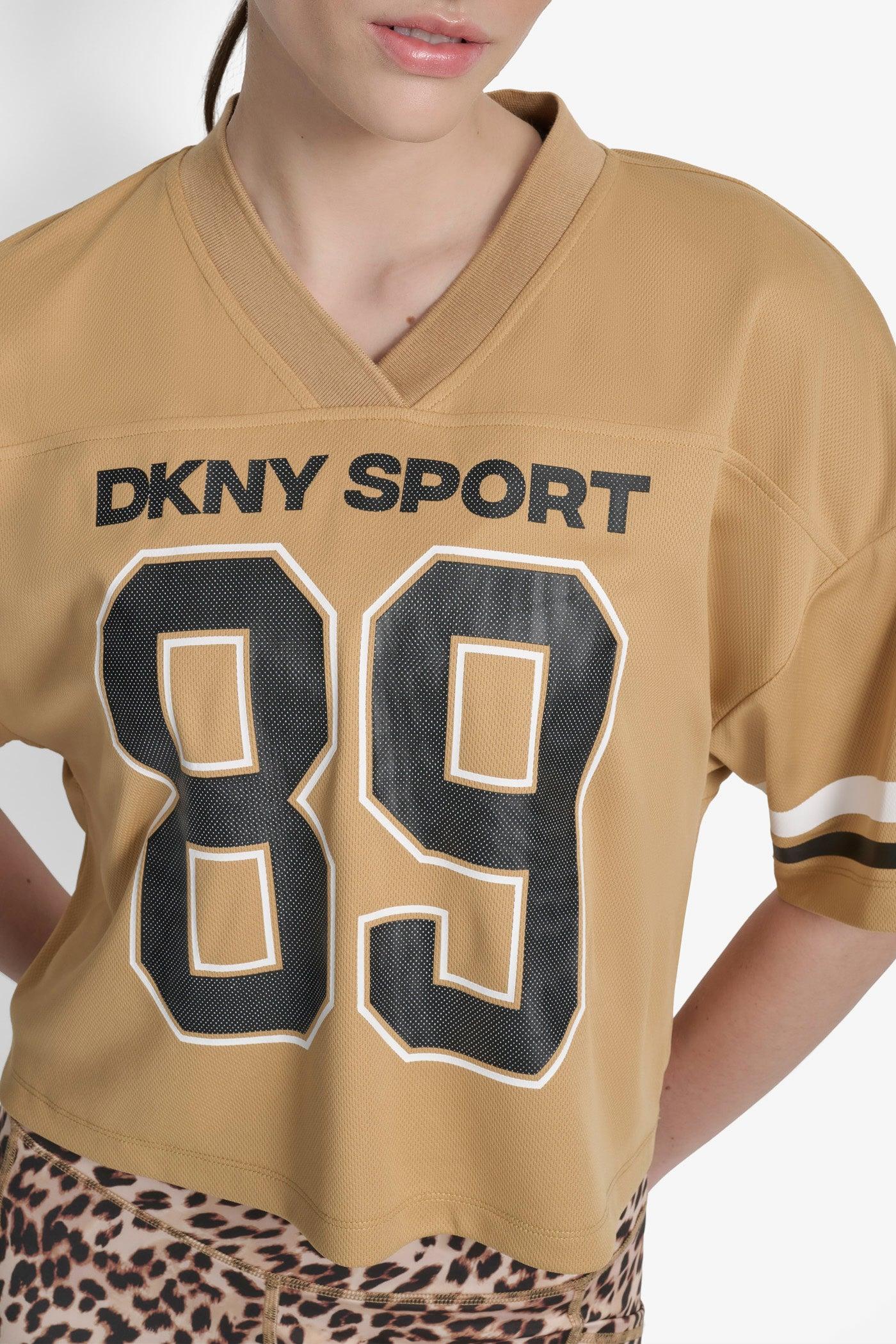 CROPPED VARSITY LOGO JERSEY TEE Product Image