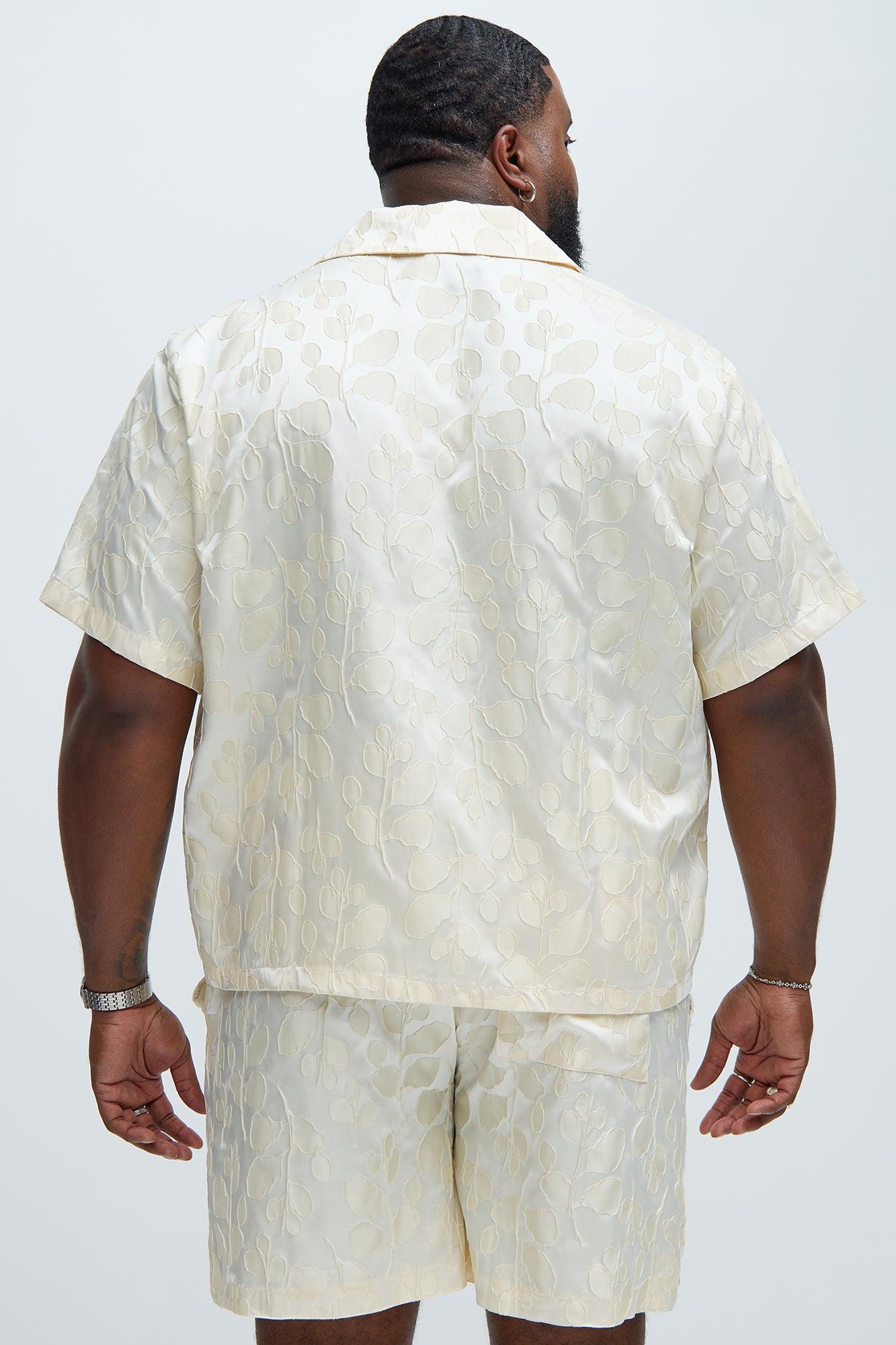 Fenno Jacquard Shirt - Off White Product Image