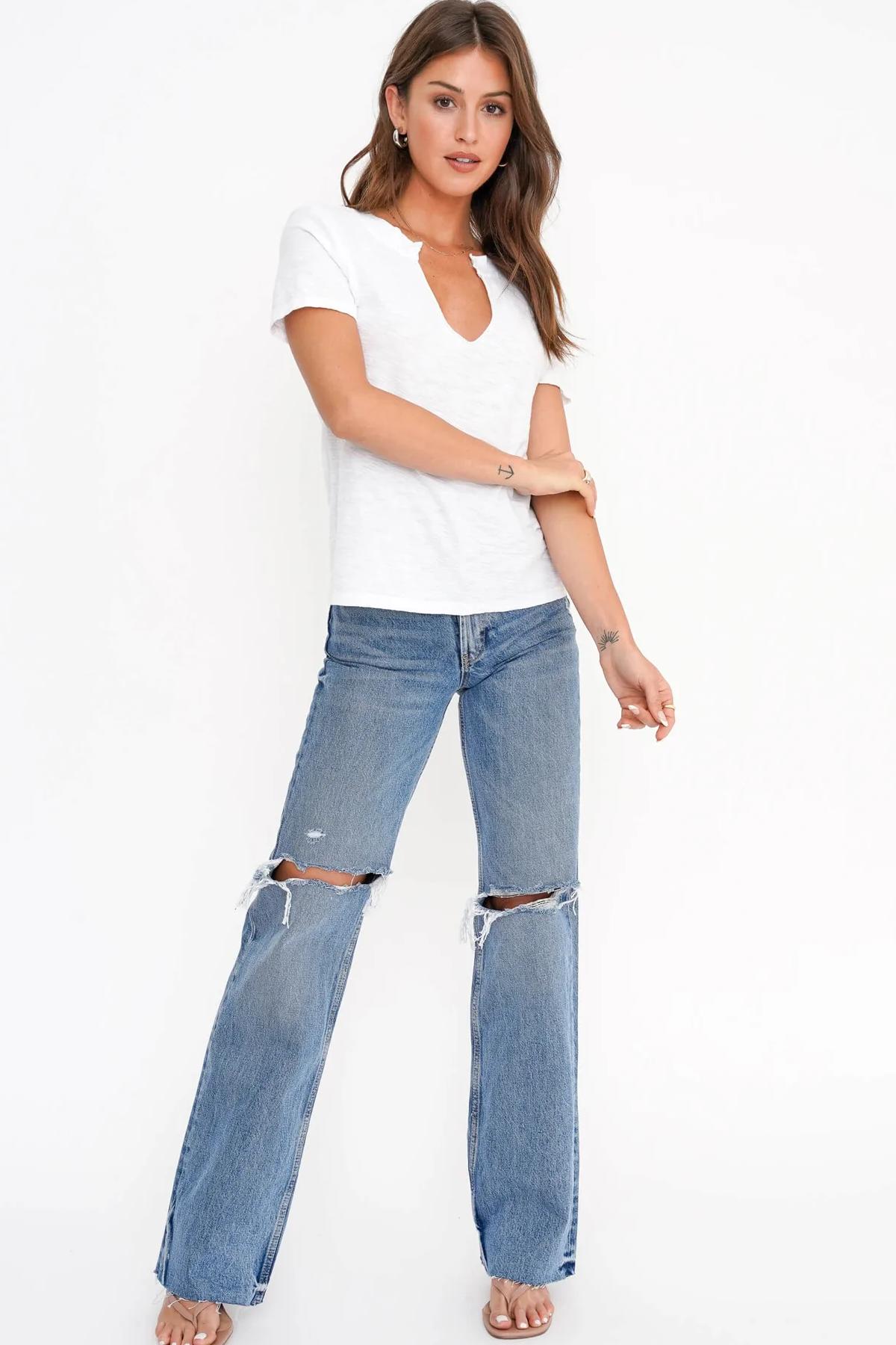 Plata Notched Tee Product Image