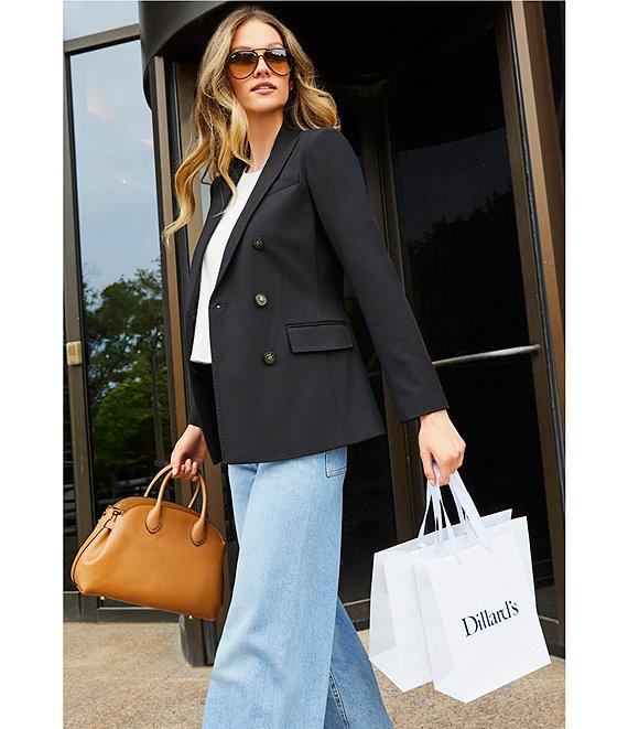 Antonio Melani Audrey Stretch Linen Round Neck Coordinating Blouse Product Image