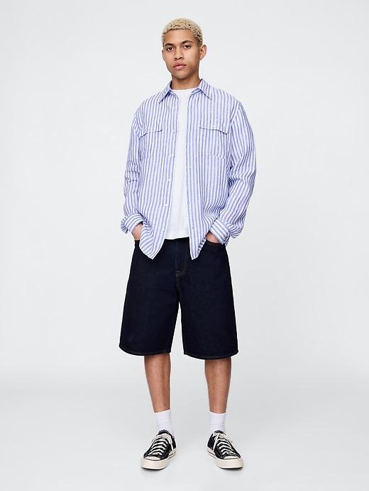 100% Linen Classic Shirt Product Image