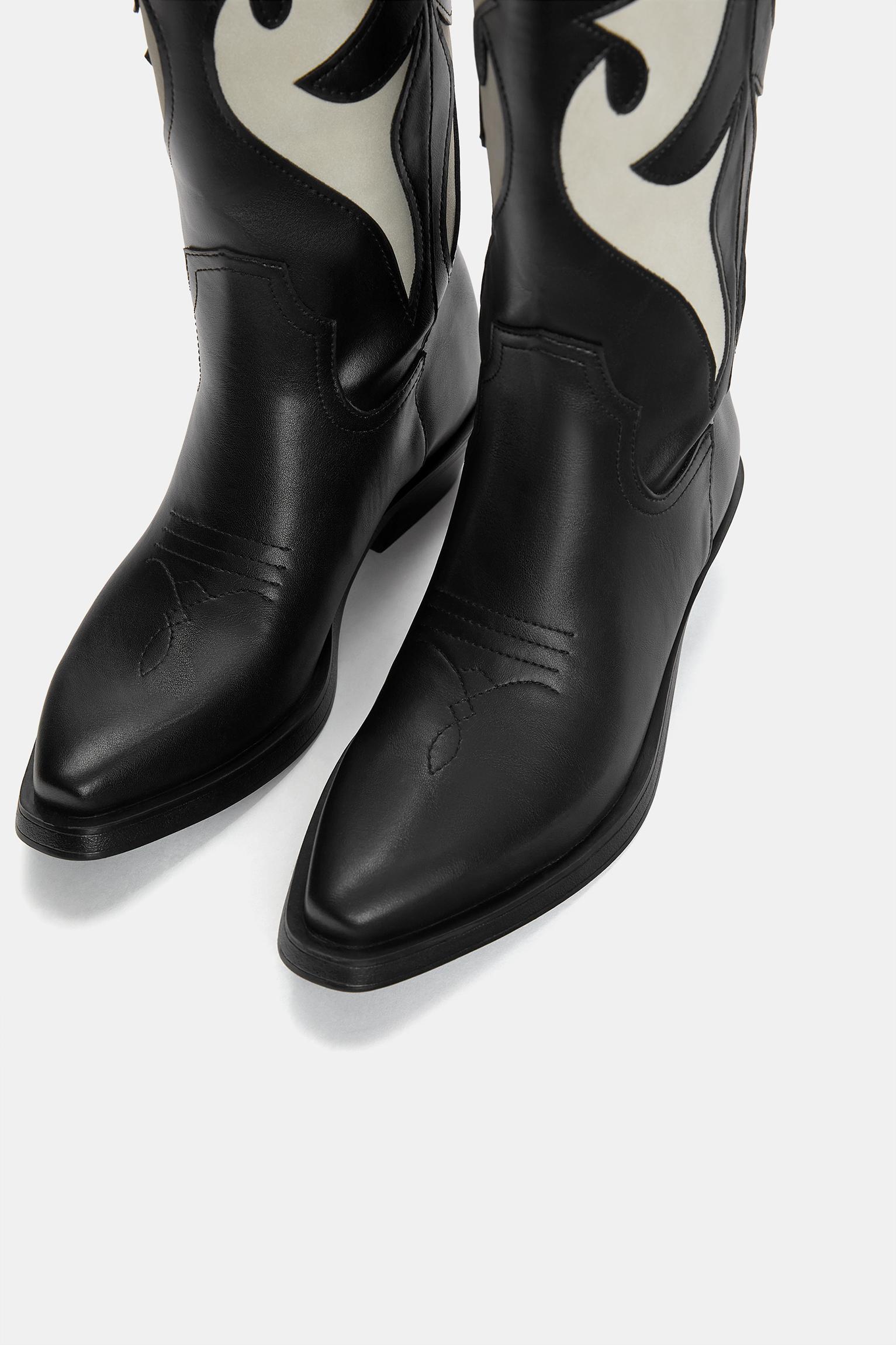 Contrast cowboy boots Product Image
