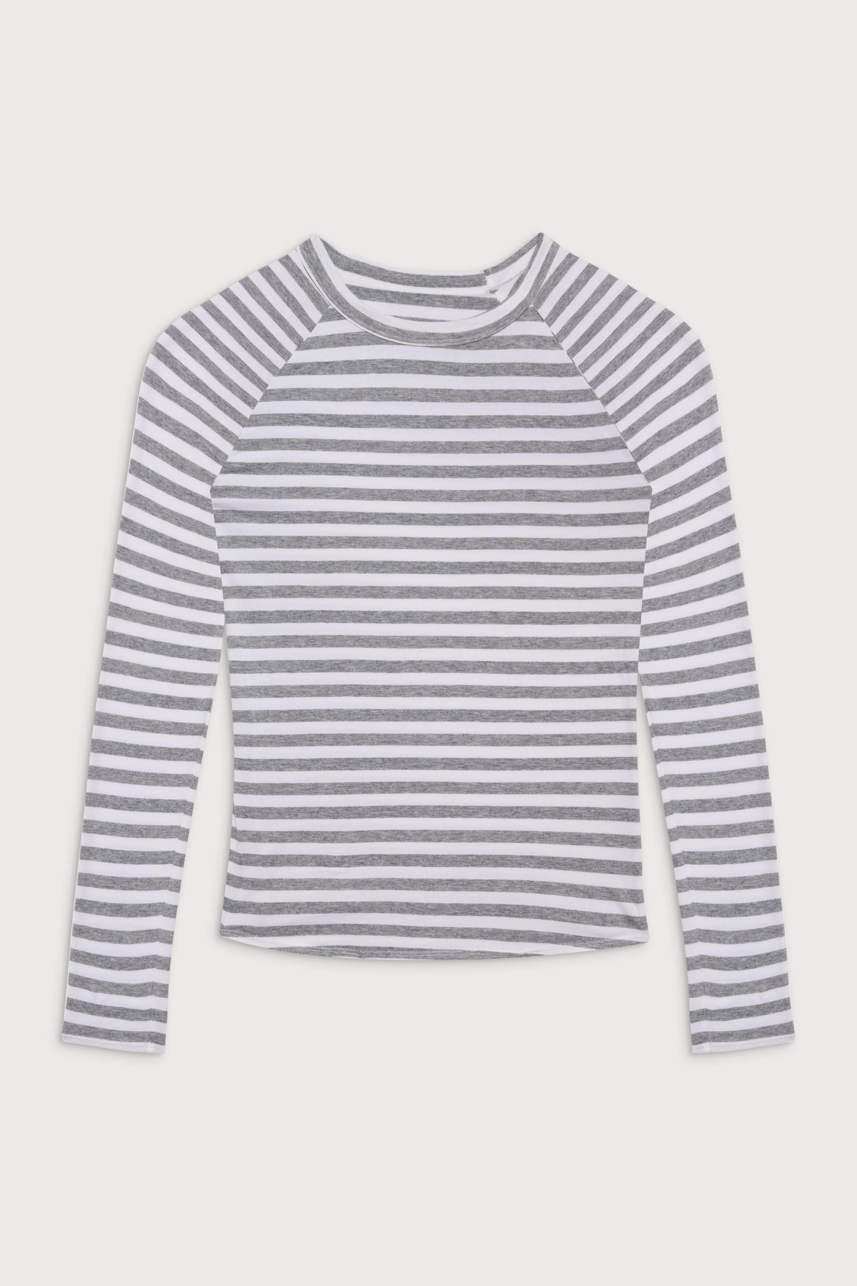 Avenue Cotton Long Sleeve Shirt - Hazy Stripe Product Image