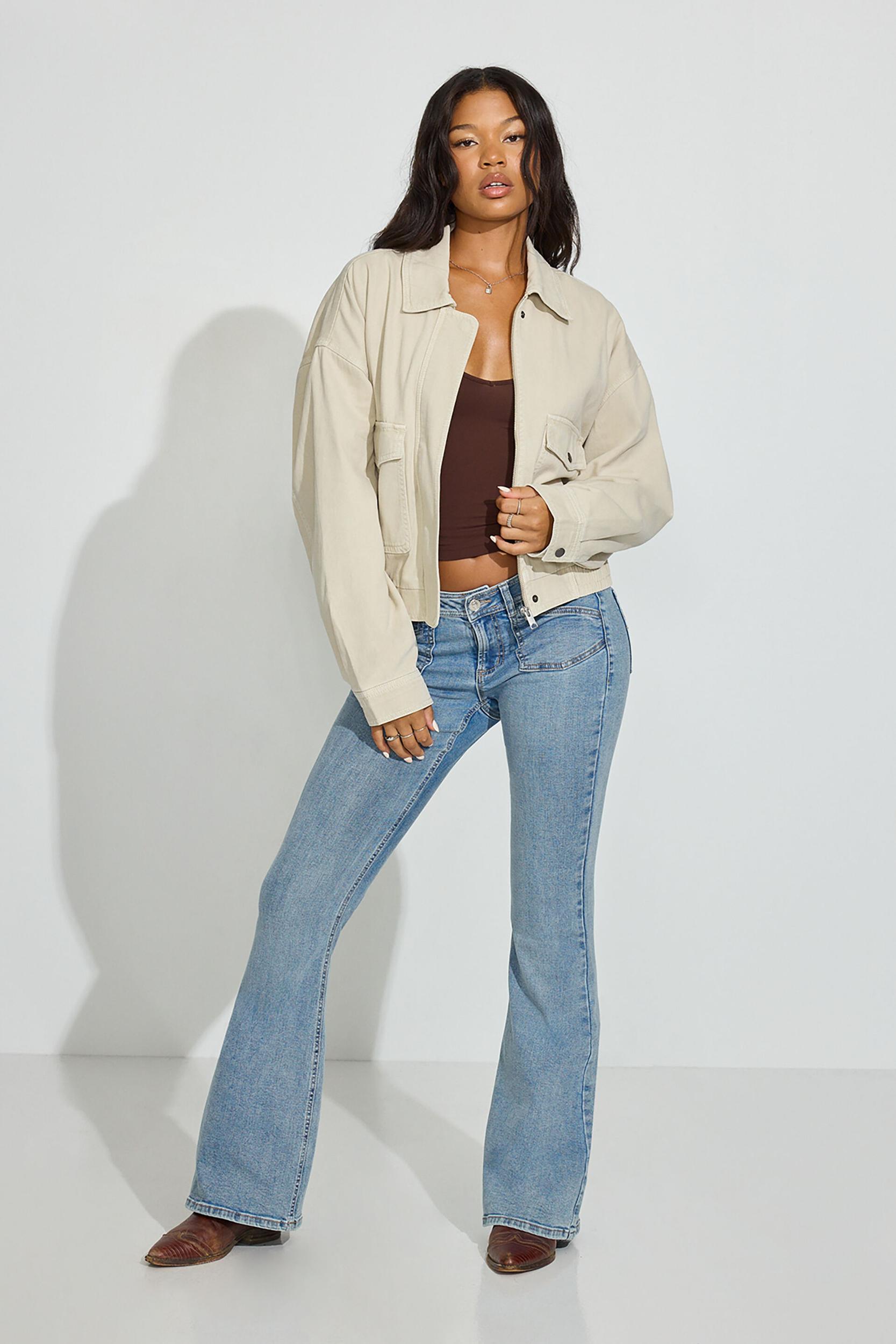 Stretch Terry Bootcut Pants Product Image