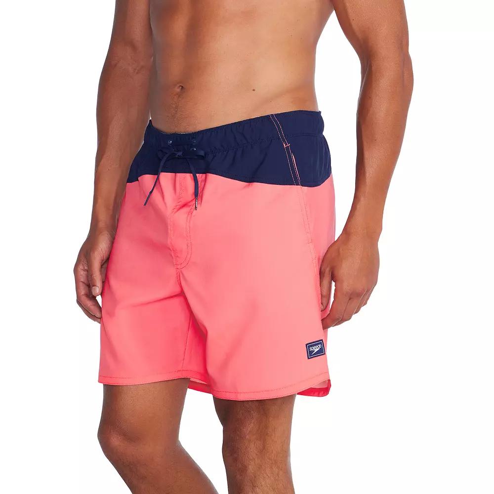 Men's Speedo 6.5" Marina Flex Swim Trunks, Size: XL, Pink Product Image