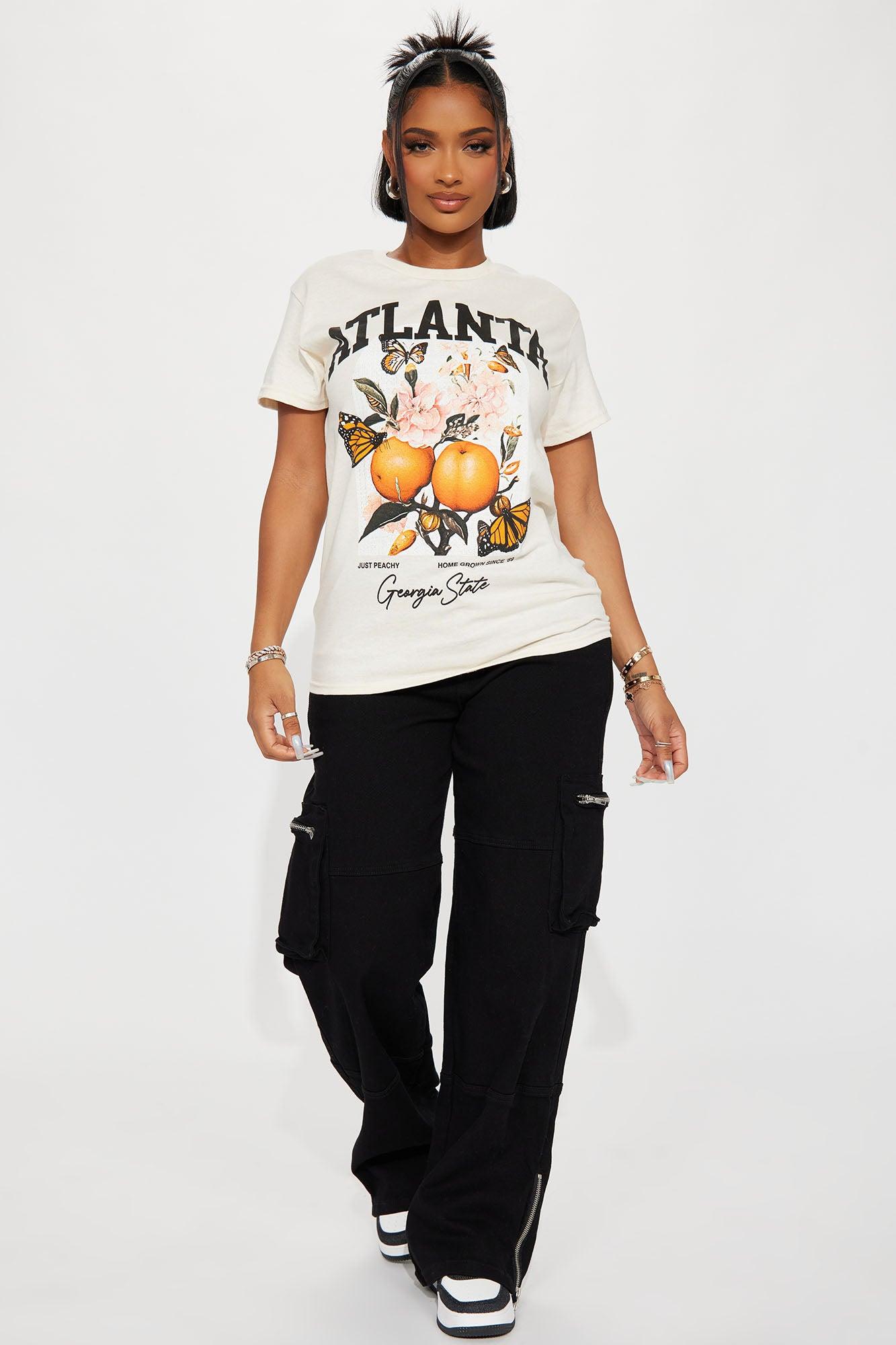 Georgia Peach Graphic Tee - Sand Product Image