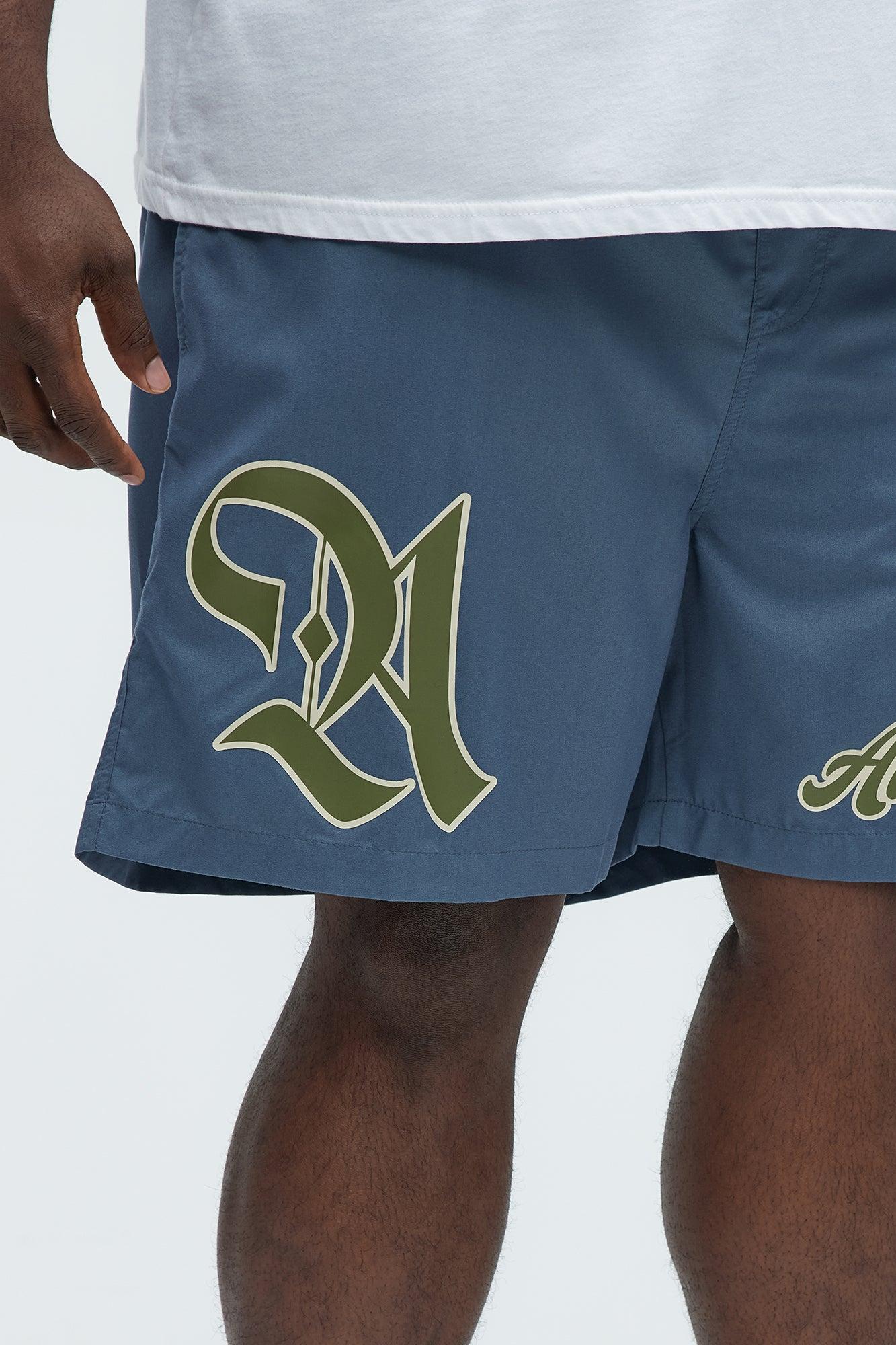 Authentic Lifestyle Swim Mid Trunk - Grey Product Image