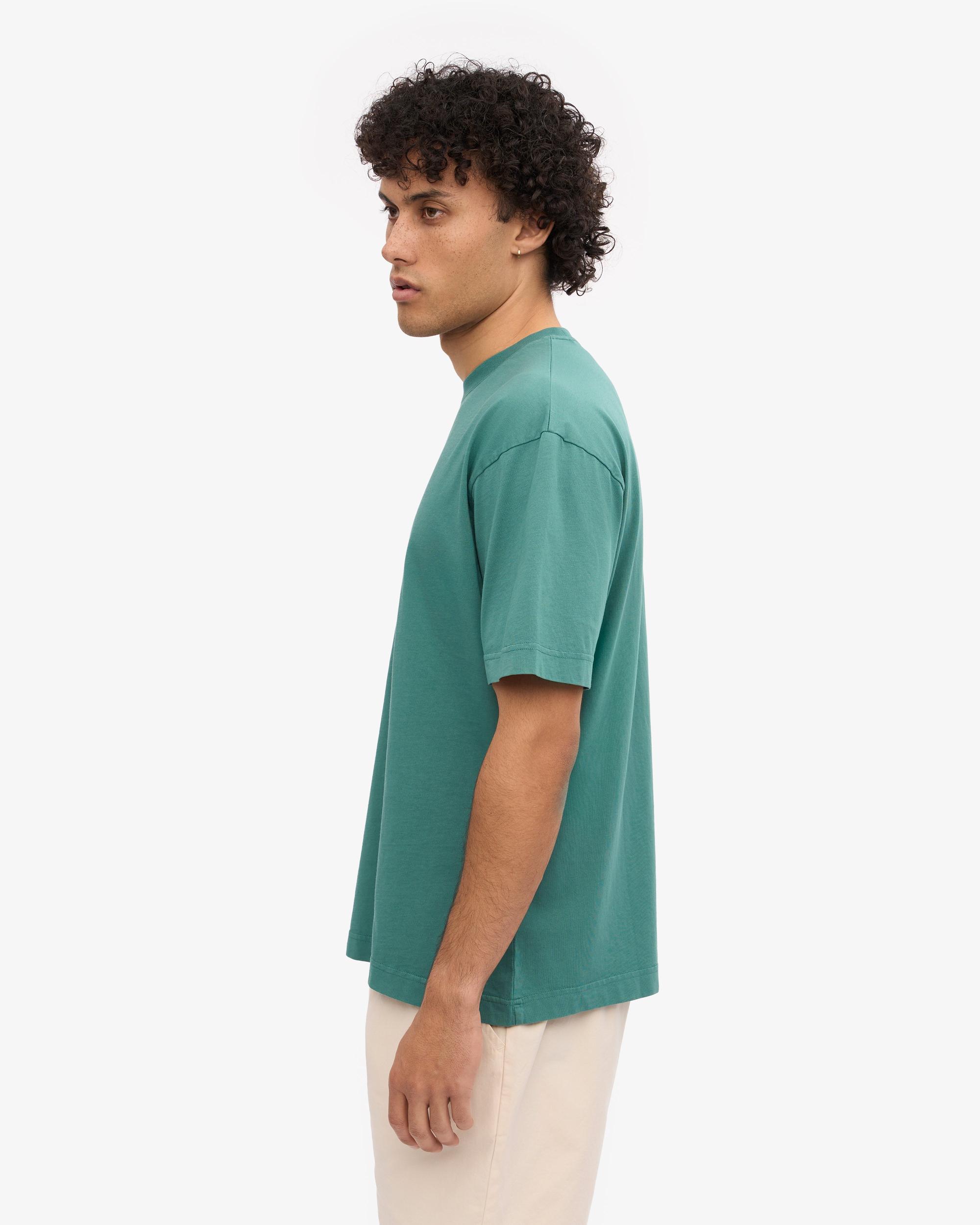 Oversized Organic T-Shirt - Pine Green Product Image