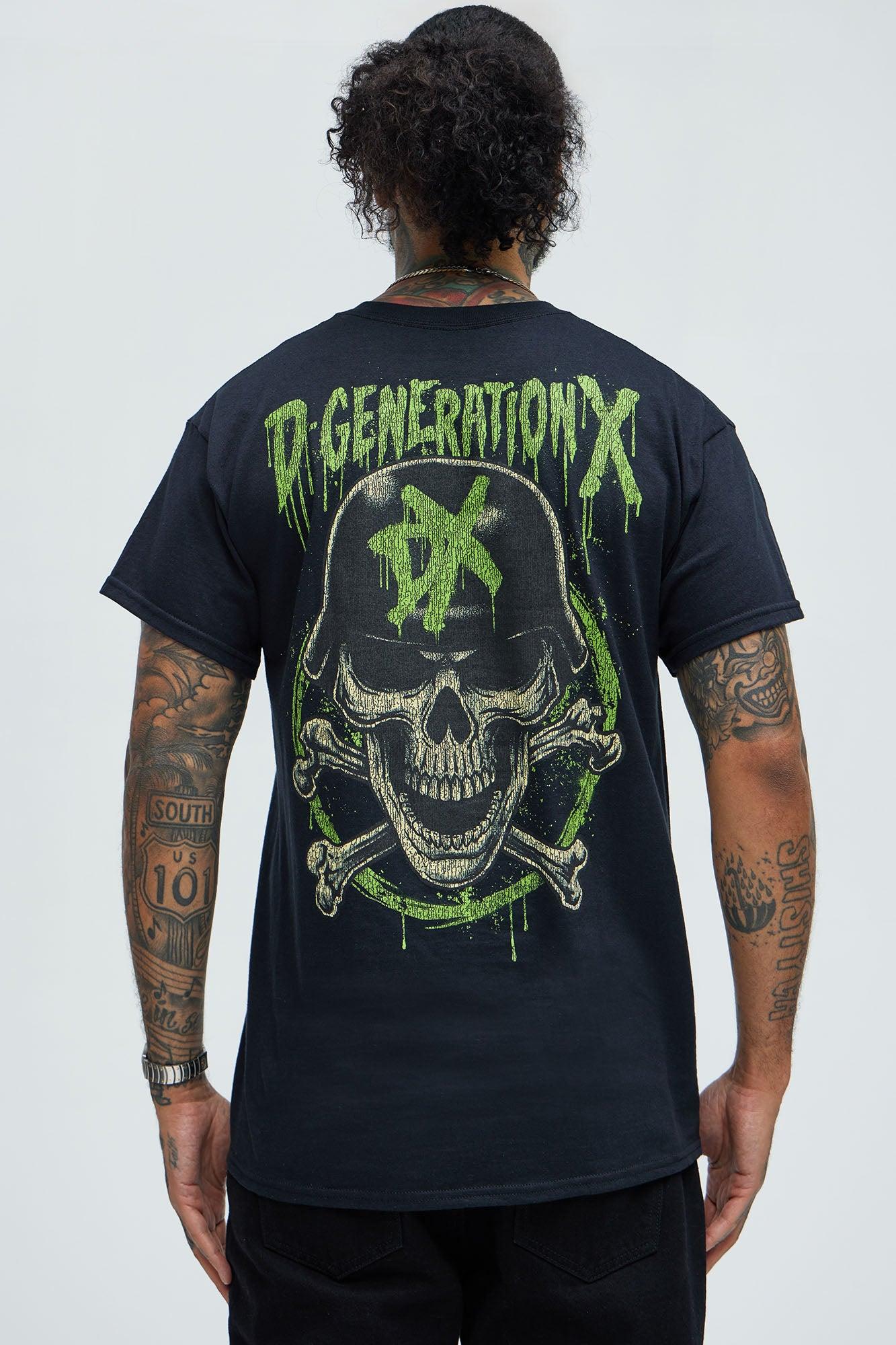 WWE D Generation X Short Sleeve Tee - Black Product Image