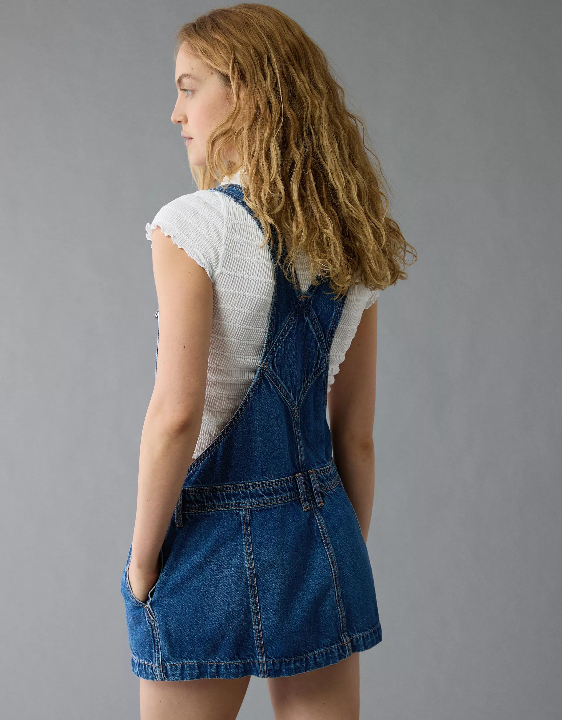 AE Denim Skirt Overall Product Image