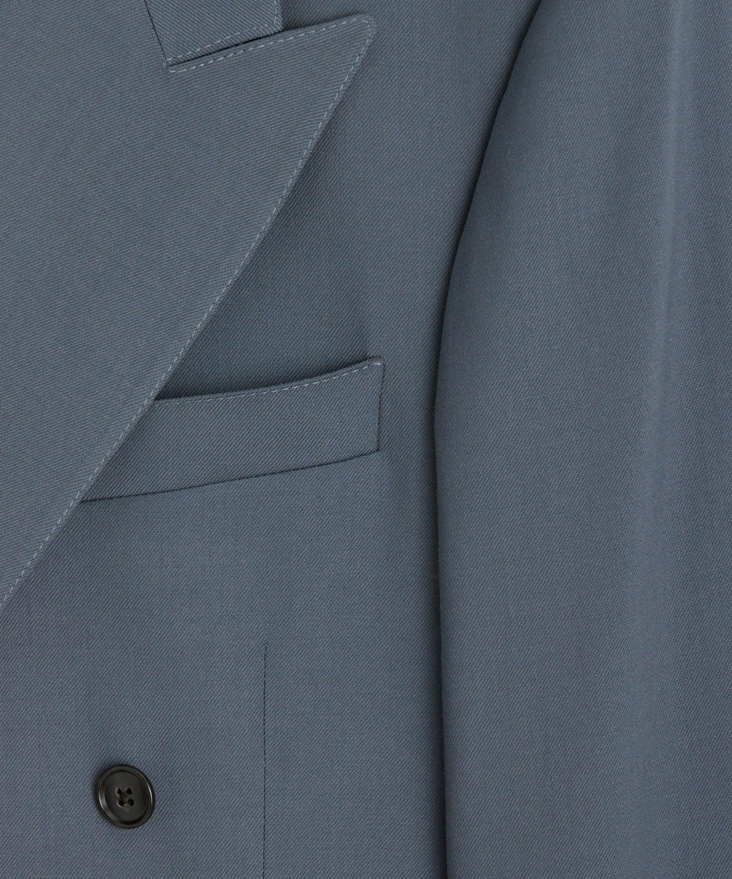 Italian Gabardine Wythe Jacket in Steel Blue Product Image