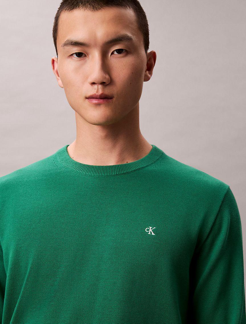 Smooth Cotton Sweater Product Image