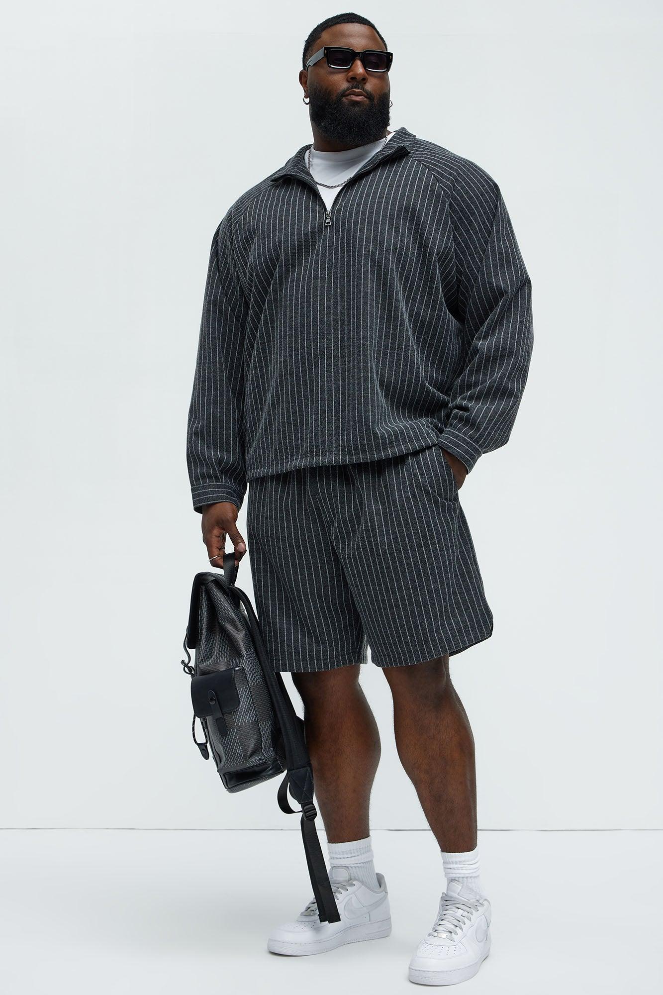 Theo Relaxed Shorts - Grey/combo Product Image