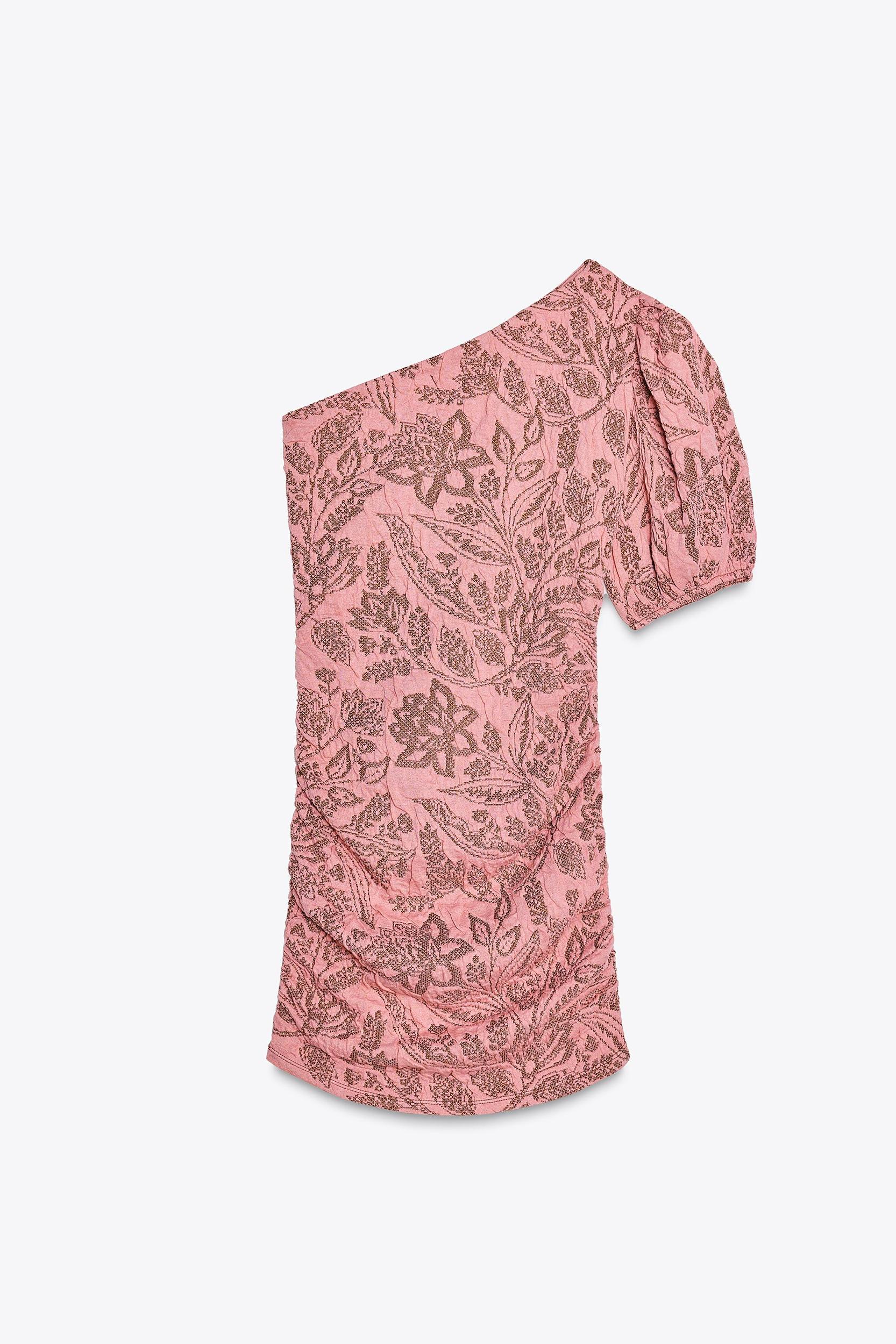 ASYMMETRIC JACQUARD DRESS Product Image