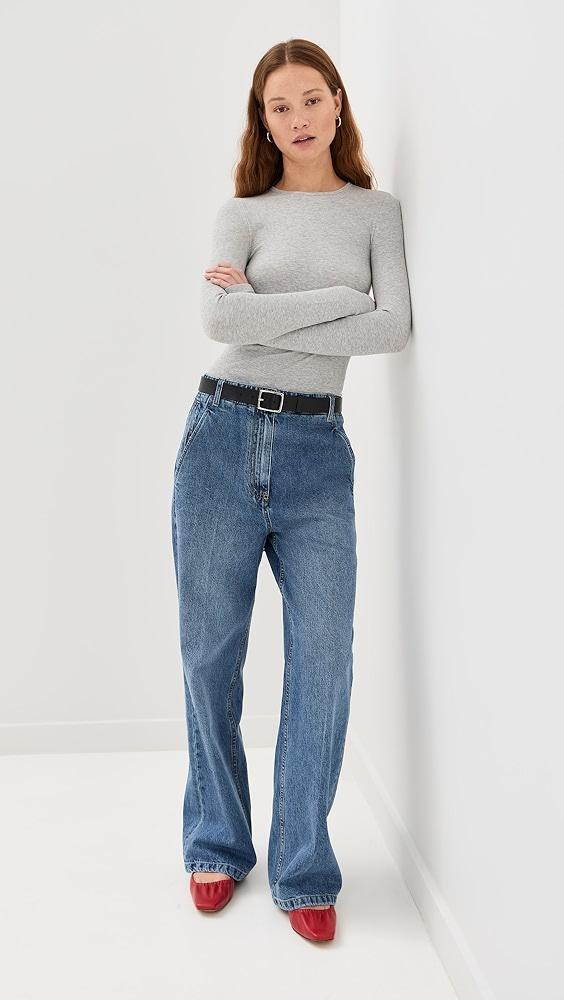 Tibi Spring Denim Barry Jeans | Shopbop Product Image