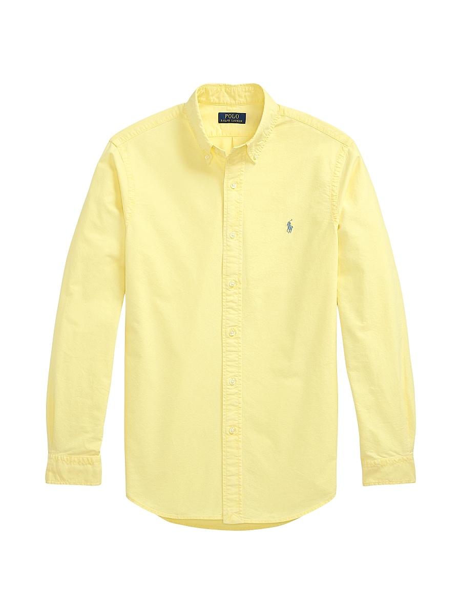 Mens Classic-Fit Garment-Dyed Oxford Shirt Product Image