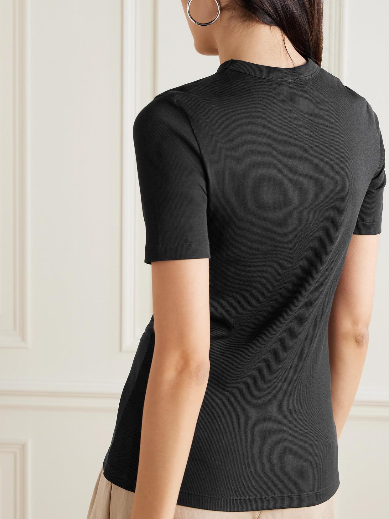 Merino Wool Crew Neck T-Shirt | Rustic Red Product Image