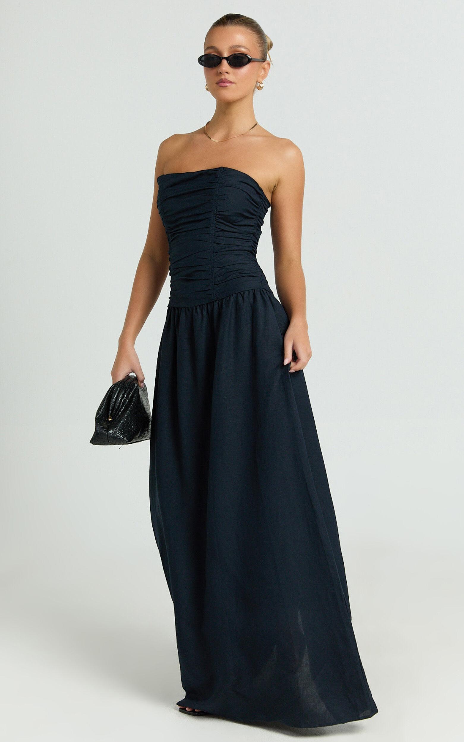 Lioness - Lush Maxi Dress in Navy Product Image