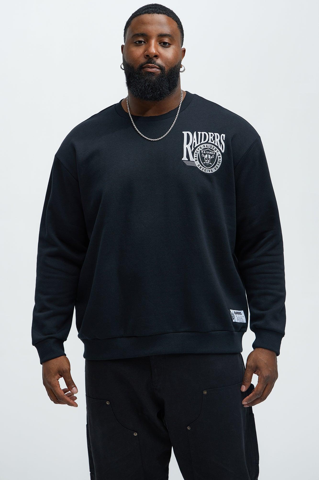Raiders Crewneck Sweatshirt - Black Male Product Image