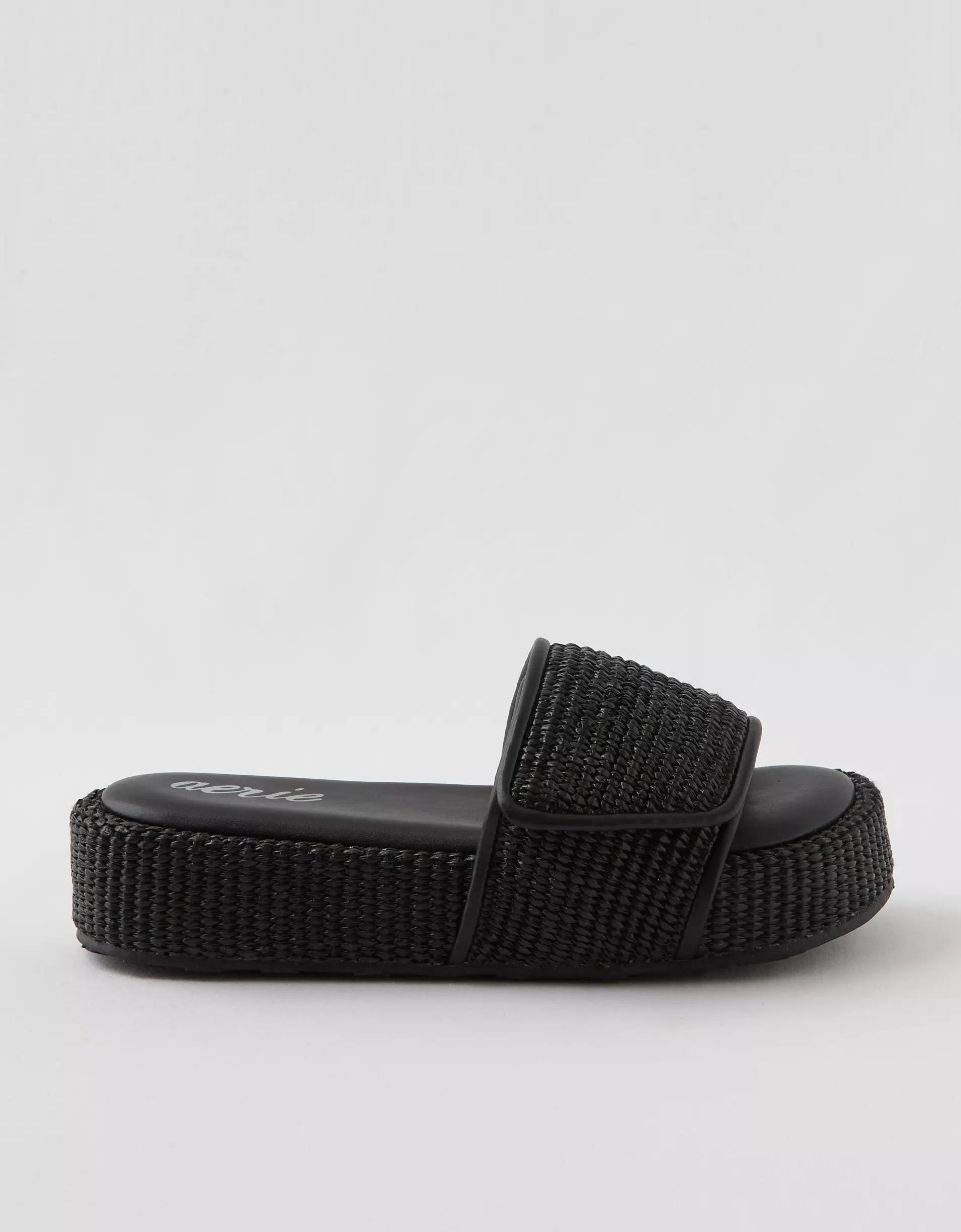 Aerie Straw Sandal Product Image