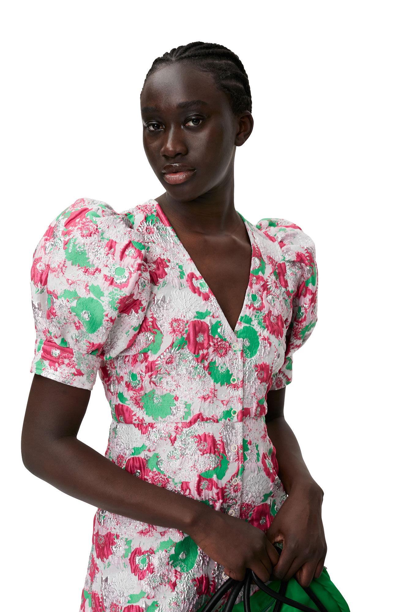 3D Jacquard Mini Dress Product Image