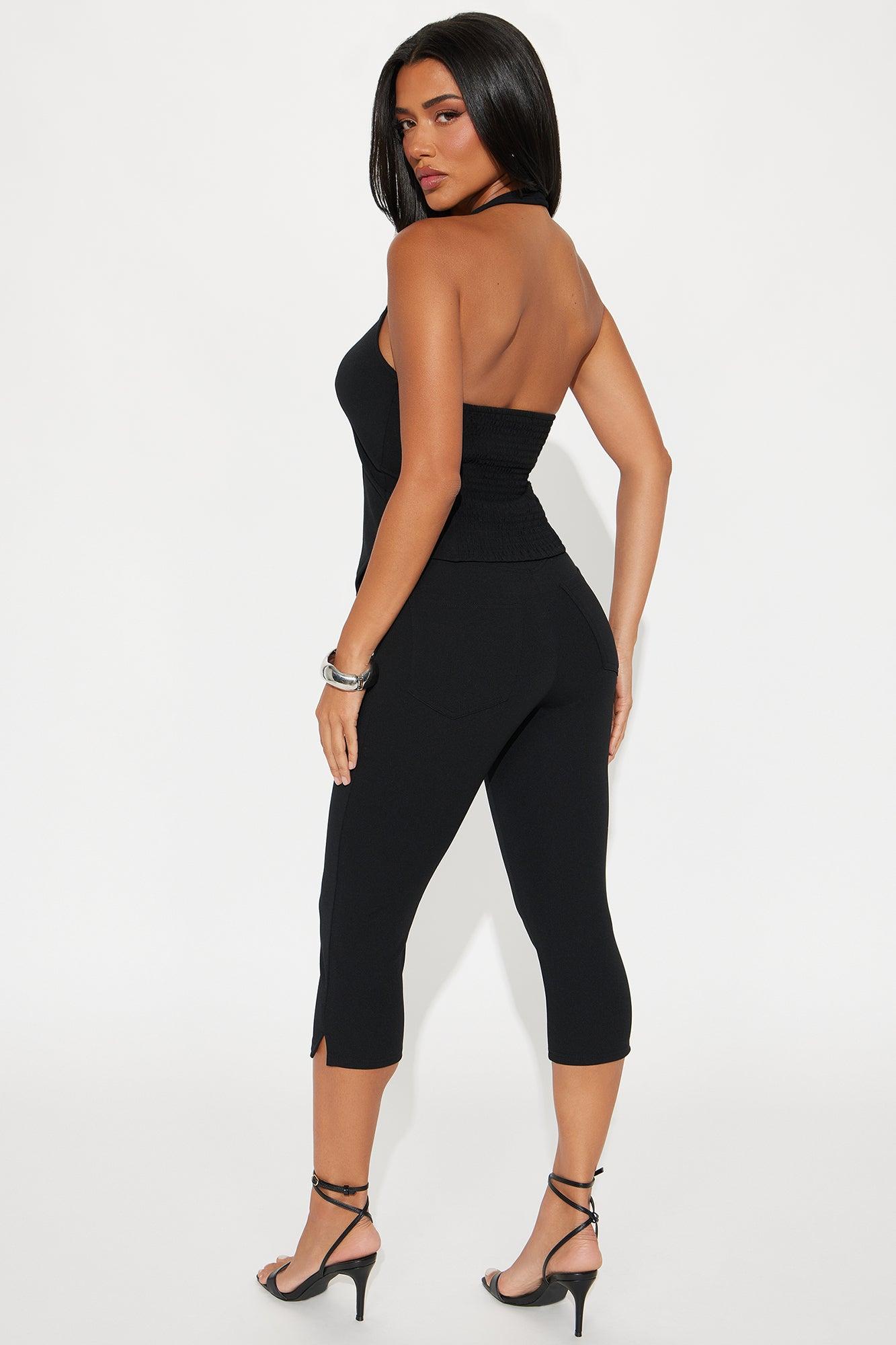 Lovely Day Capri Set - Black Product Image