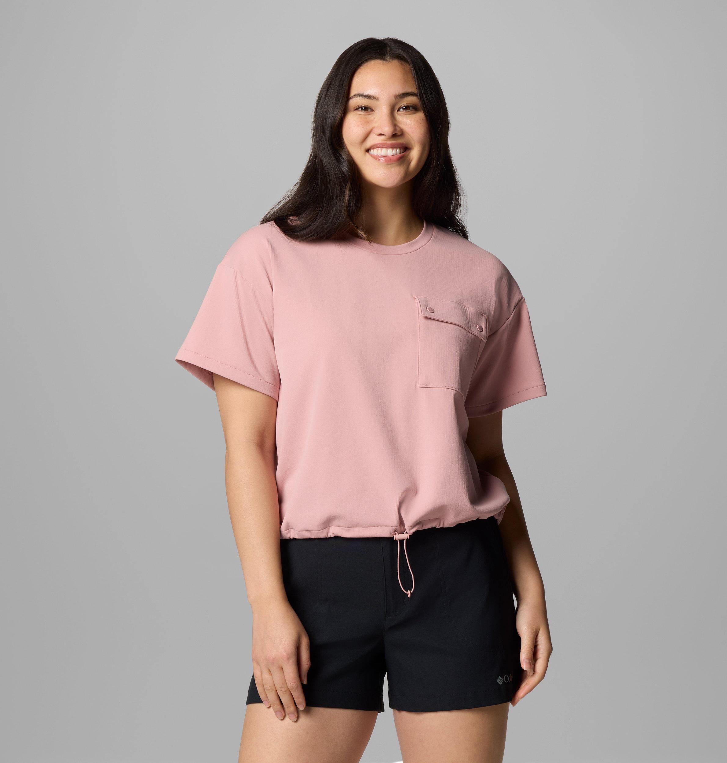 Columbia Womens Granite Point Knit Short Sleeve Shirt- Product Image