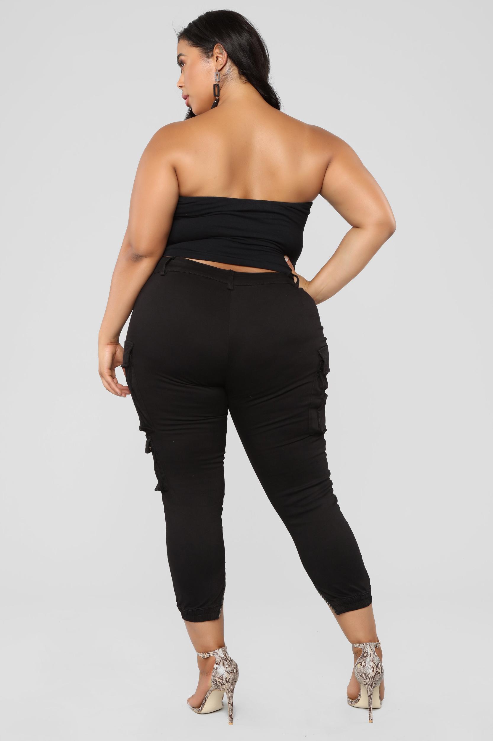 Kalley Cargo Pants - Black Product Image