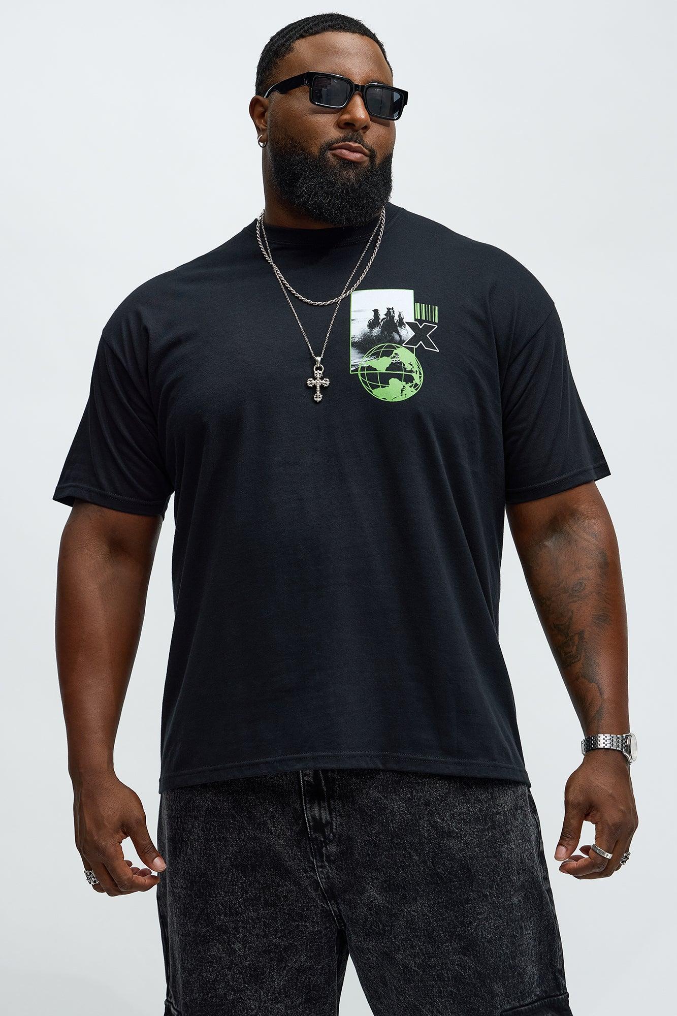 The Wild World Stampede Short Sleeve Tee - Black Male Product Image