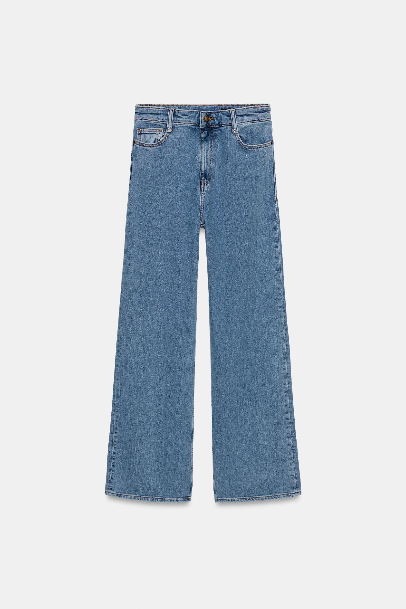 ZW COLLECTION HIGH-WAIST WIDE LEG JEANS Product Image