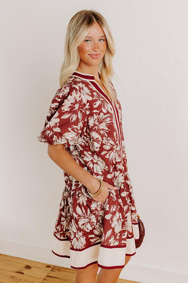 Vineyard Dream Floral Mini Dress Product Image