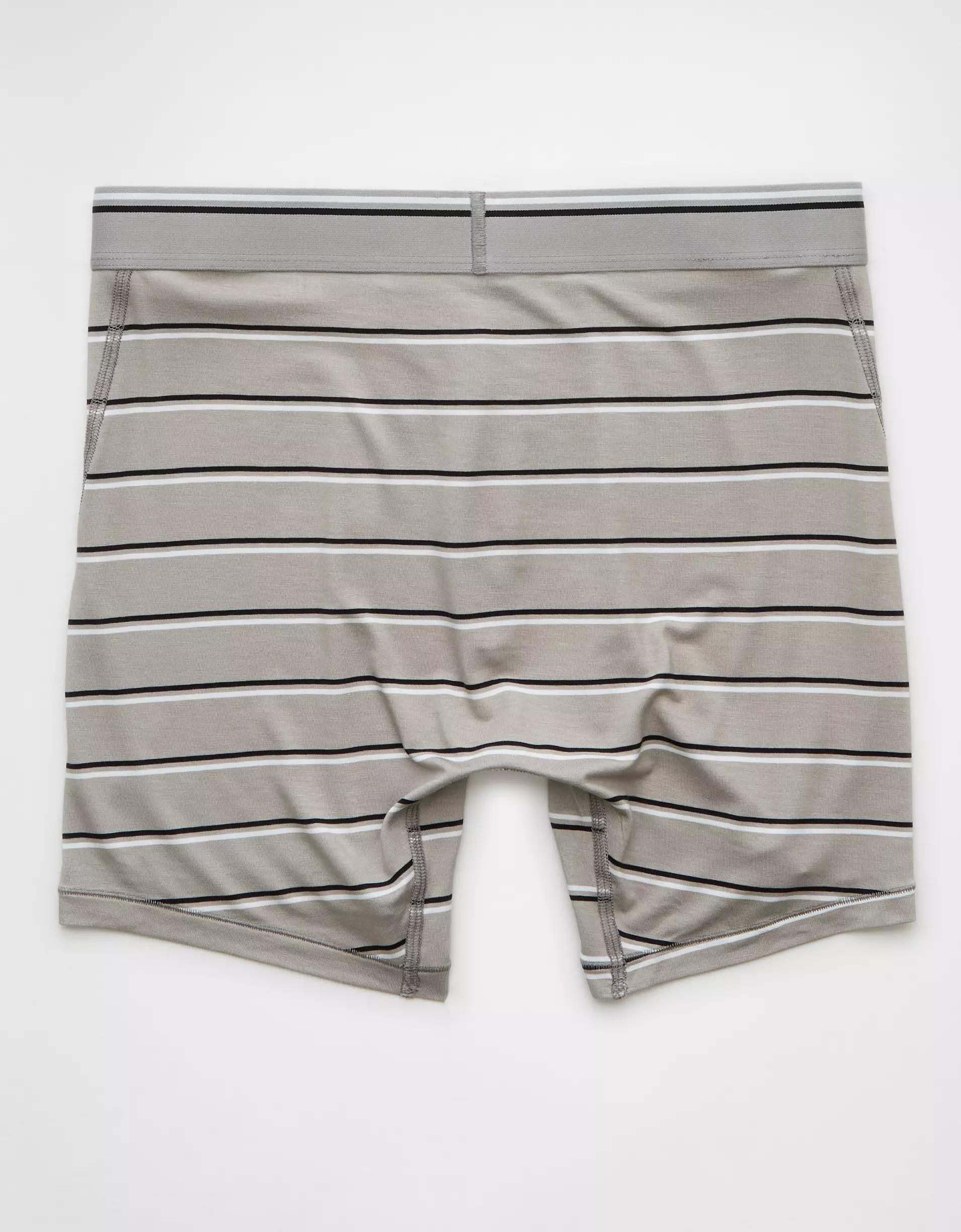 AEO Men's Striped 6" Ultra Soft Boxer Brief Product Image