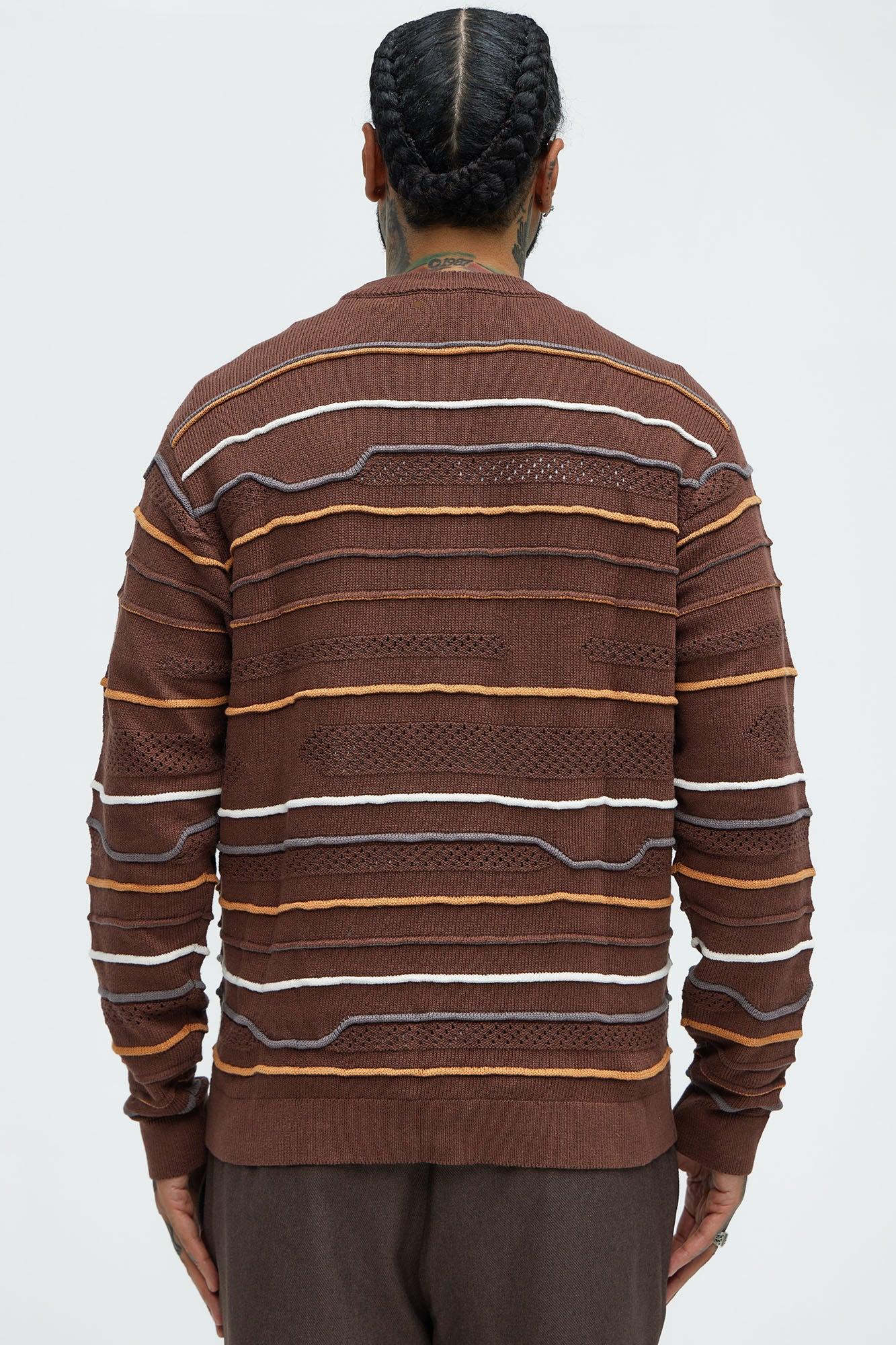 Dreamer Crewneck Sweater - Brown/combo Product Image