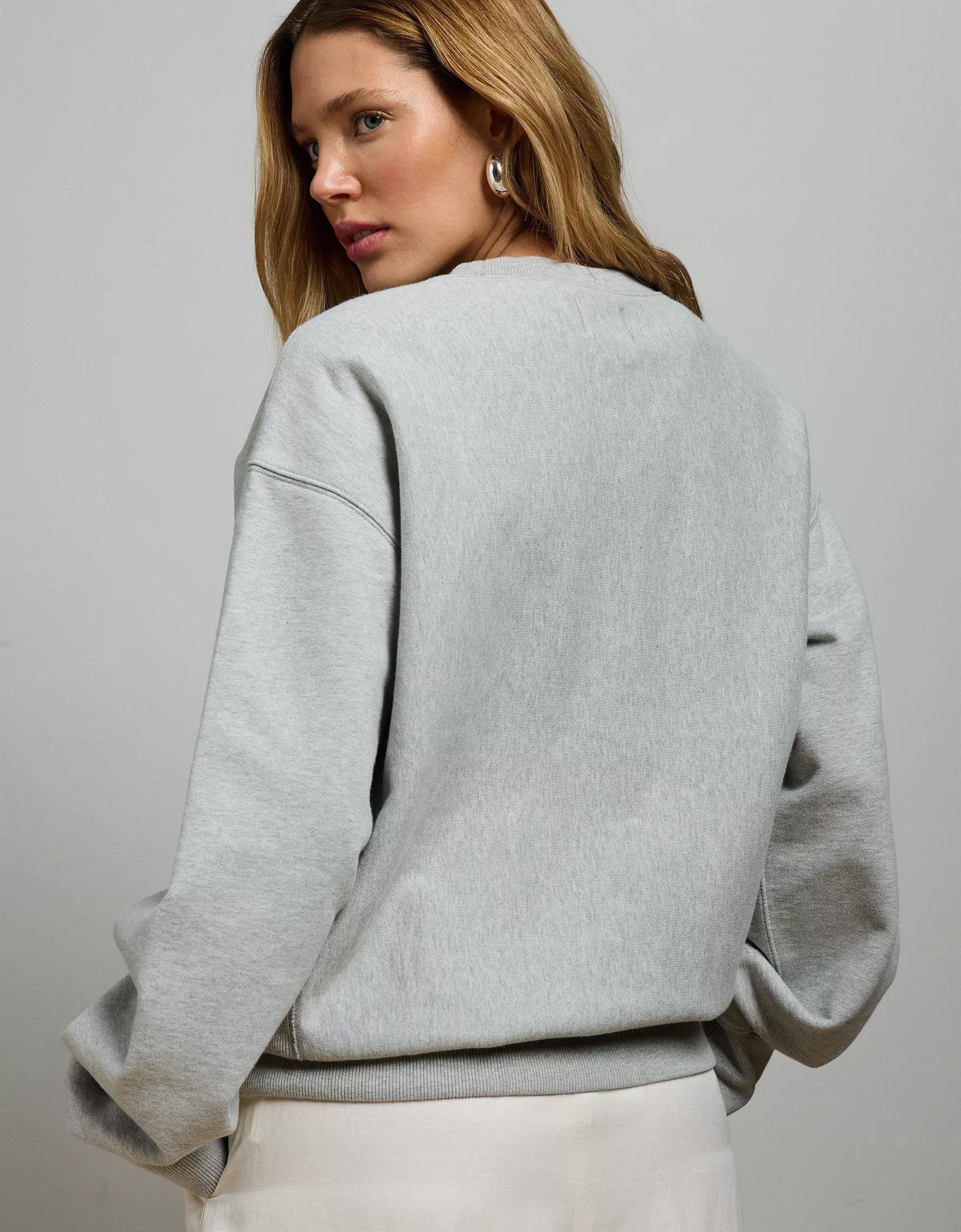 AE77 Premium Fleece Crew Neck Sweatshirt Product Image