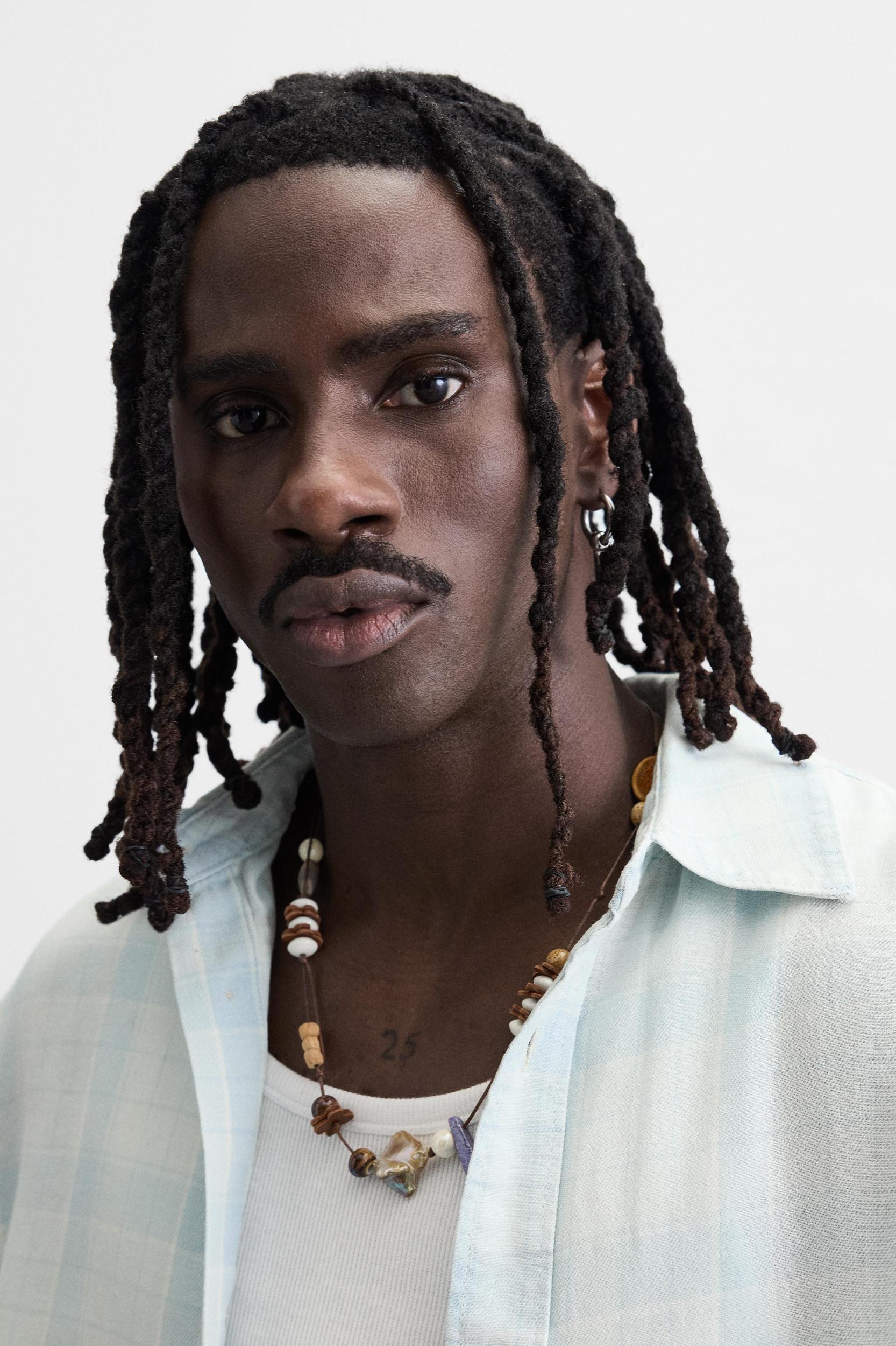 PLAID DENIM SHIRT Product Image