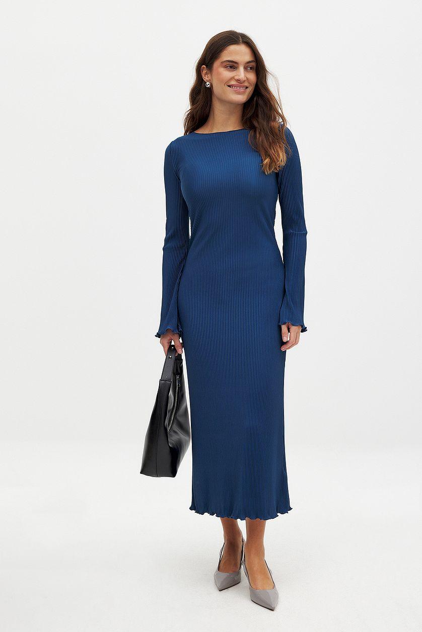 Pleated Midi Dress Product Image