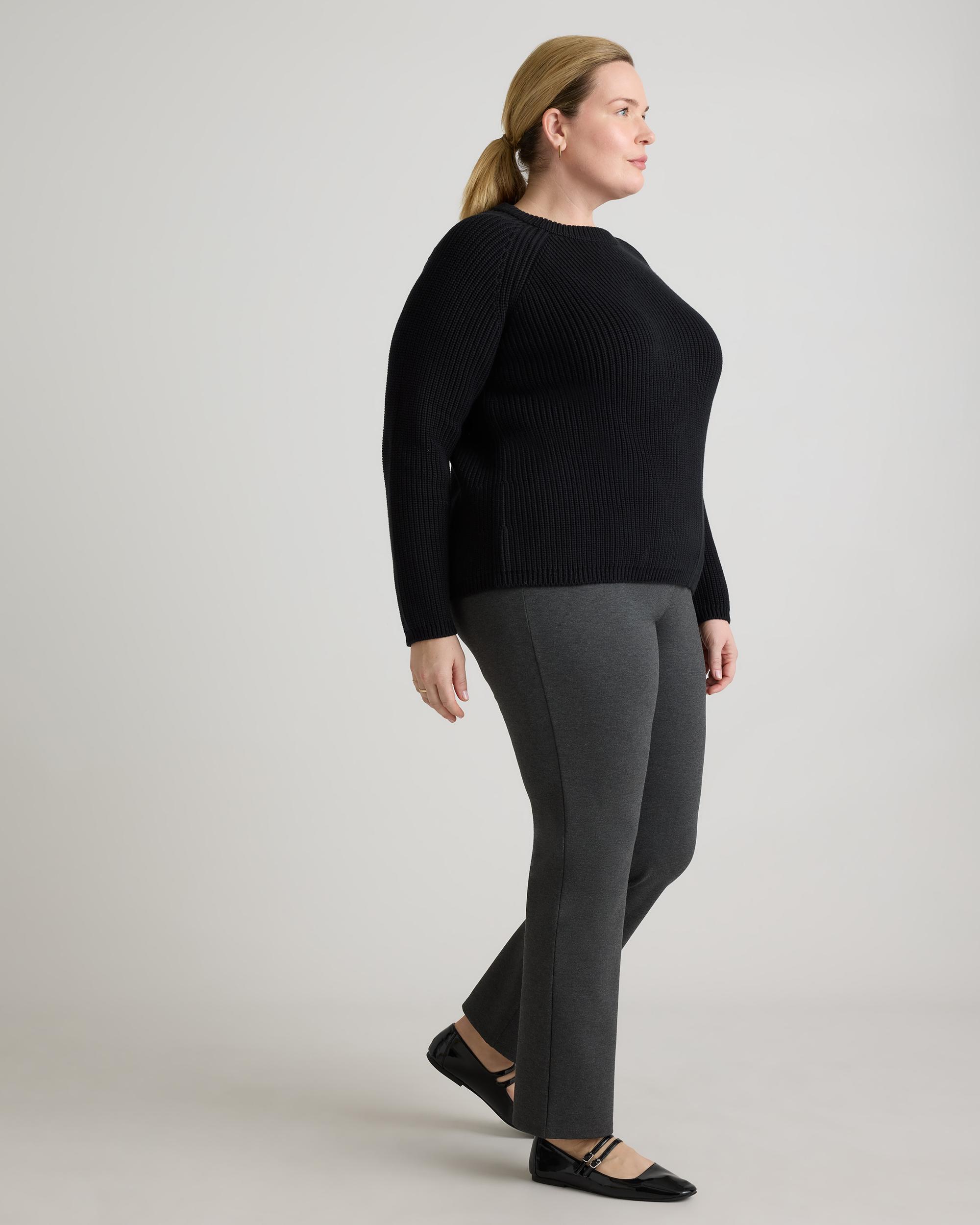 Quince | Women's Fisherman Crew Sweater Organic Cotton Product Image