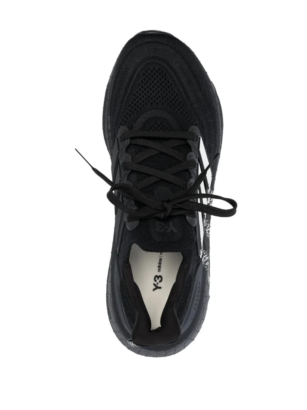 striped lace-up sneakers Product Image