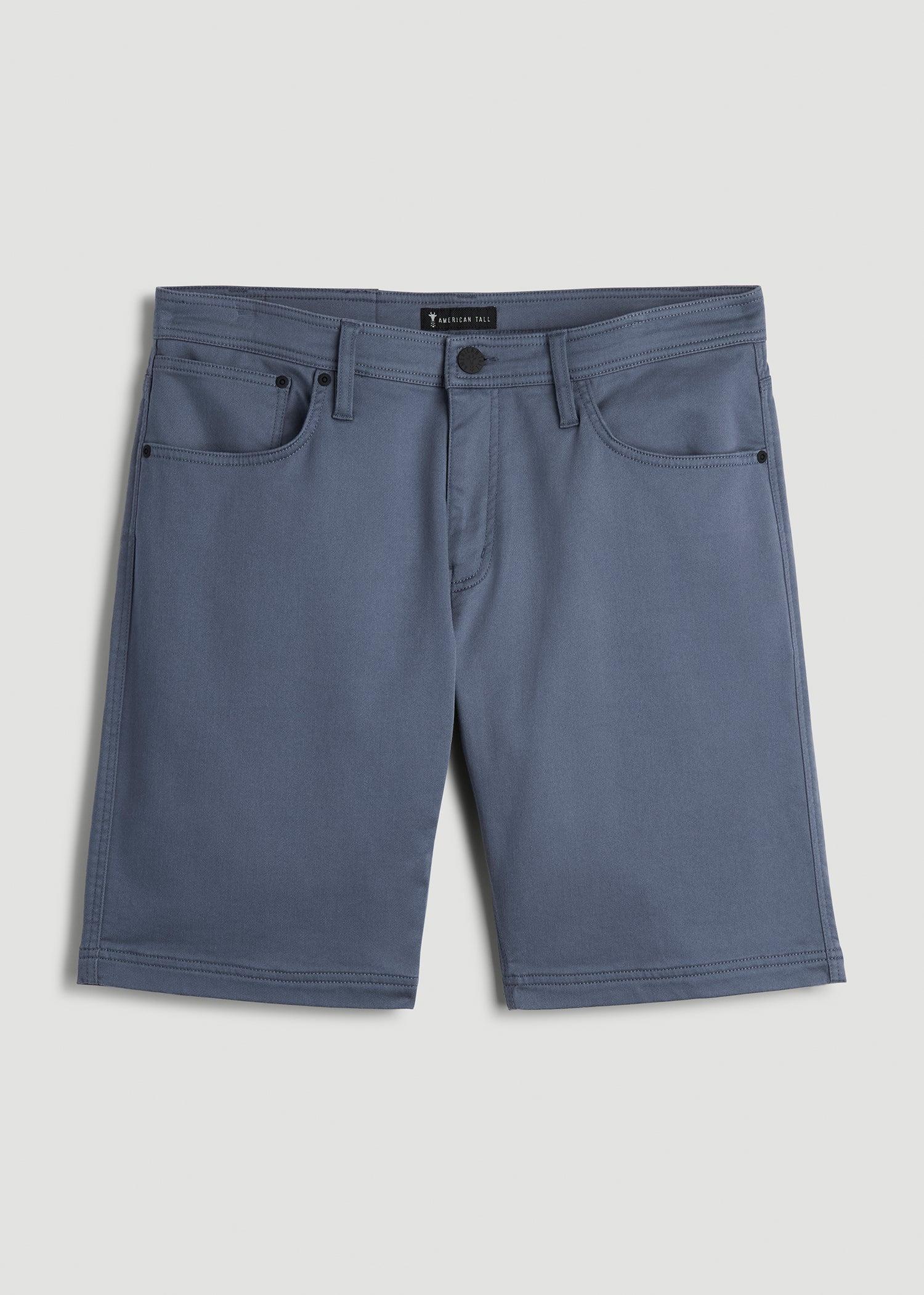 Everyday Comfort 5 Pocket Short for Tall Men in Blue Slate Male Product Image