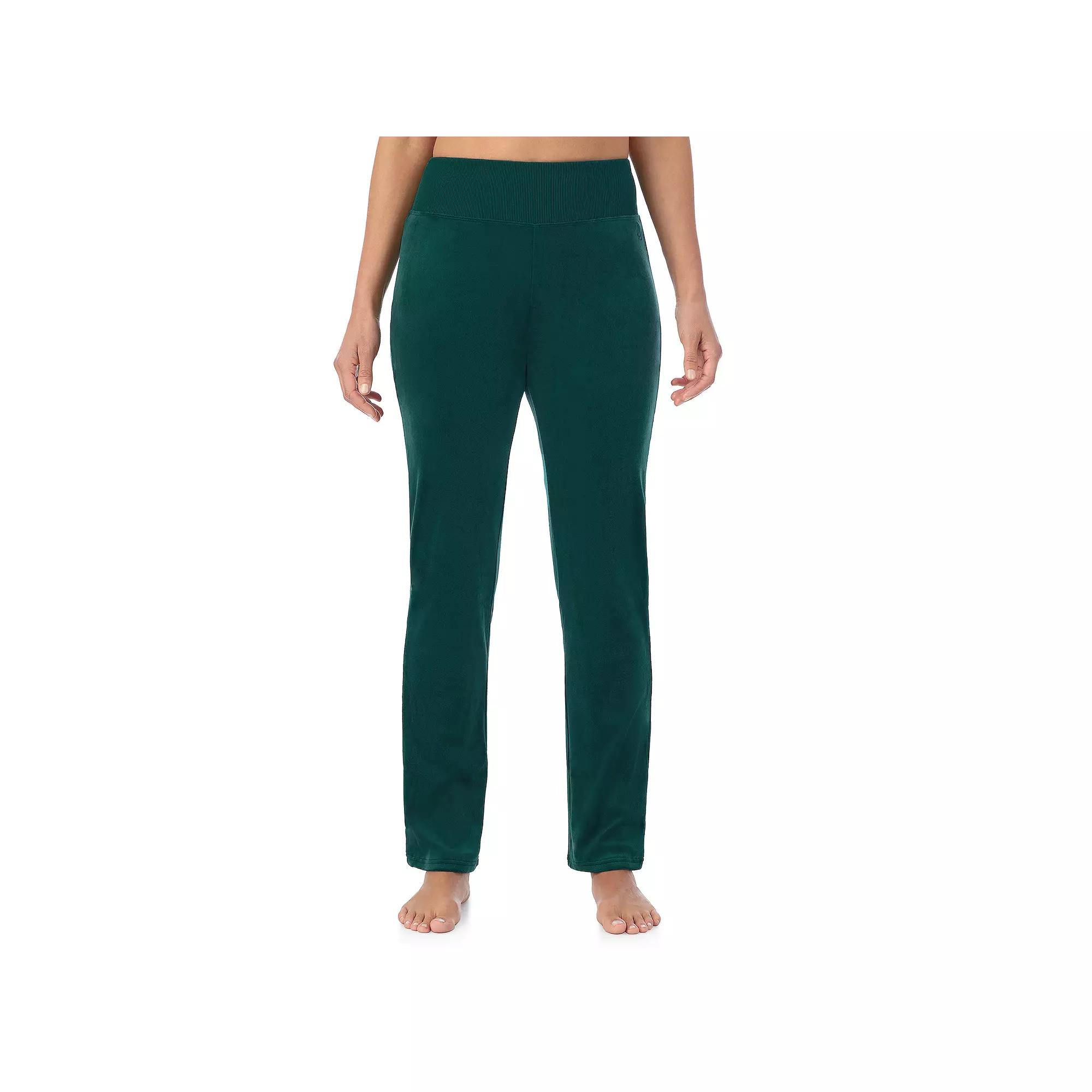 Women's Cuddl Duds® Stretch Velour Boot Cut Leggings,  Product Image