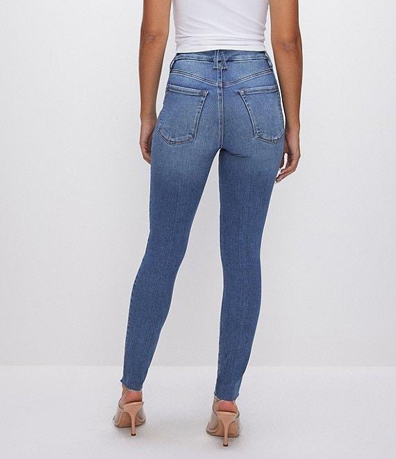 Good American Always Fits Good Waist Denim Ultra High Rise Skinny Jeans Product Image