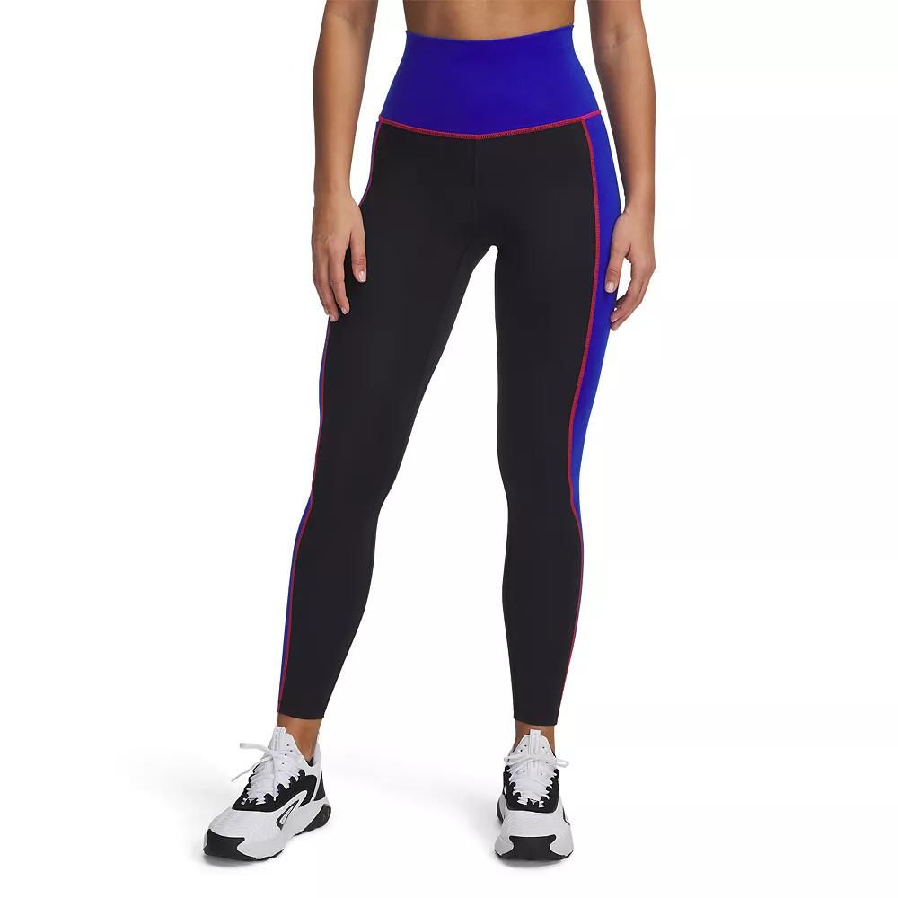 Women's Under Armour Project Rock High-Rise Ankle Leggings, Size: Large, Black Product Image