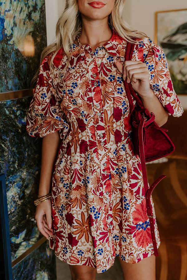 Blooming Keepsake Button Down Mini Dress Product Image