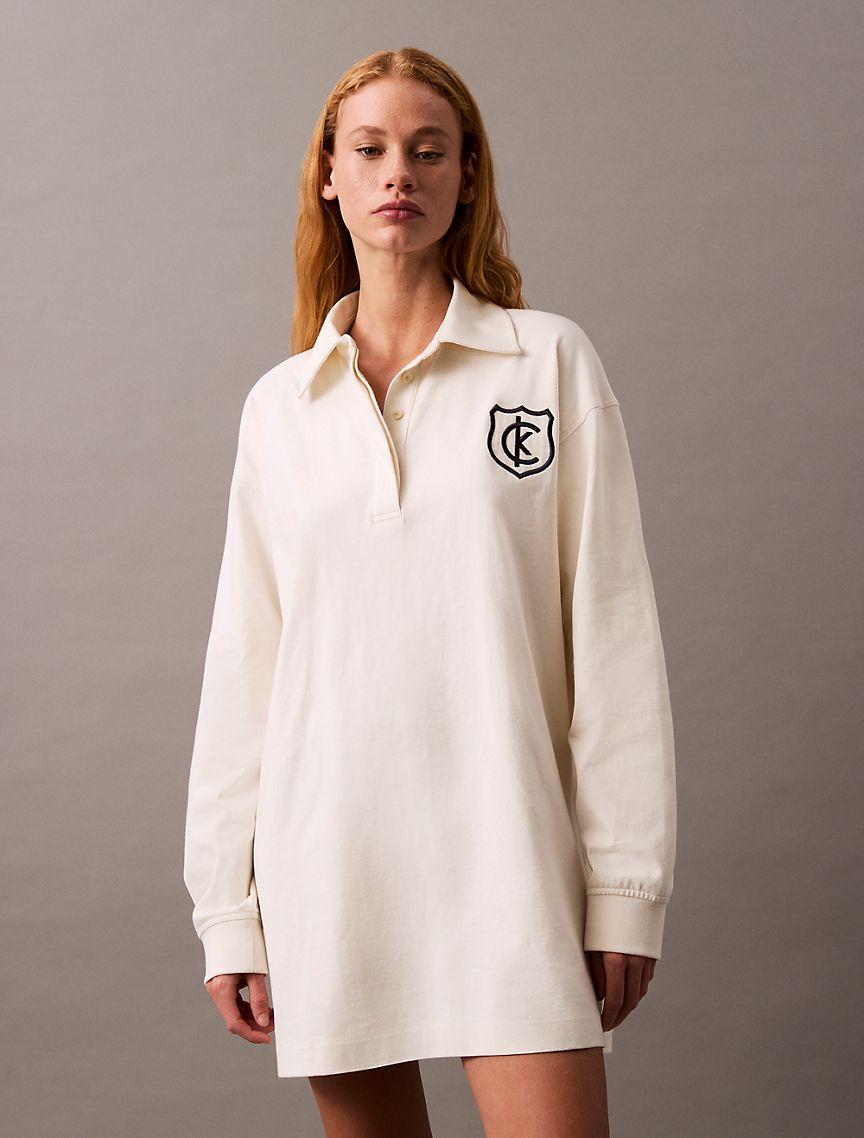 Logo Crest Polo Mini Dress Product Image